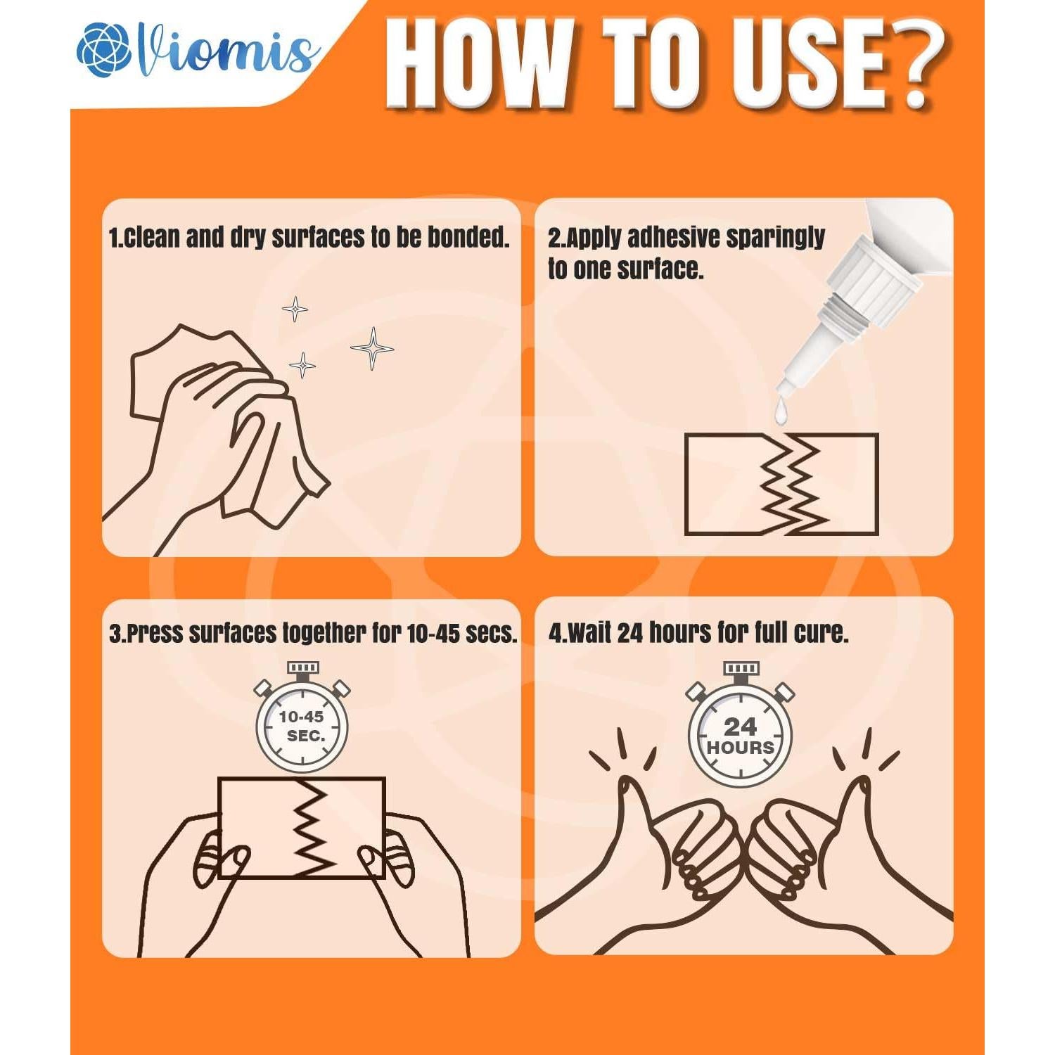 20g Leather & Fabric Adhesive: Strong, Clear & Flexible for Craft, Repair, Upholstery | Perfect for Shoes, Bags, Furniture