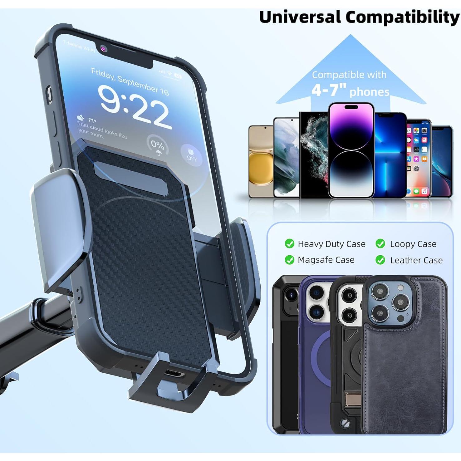 Soporte para Teléfono FBB 3 en 1 con Ventosa y Clip