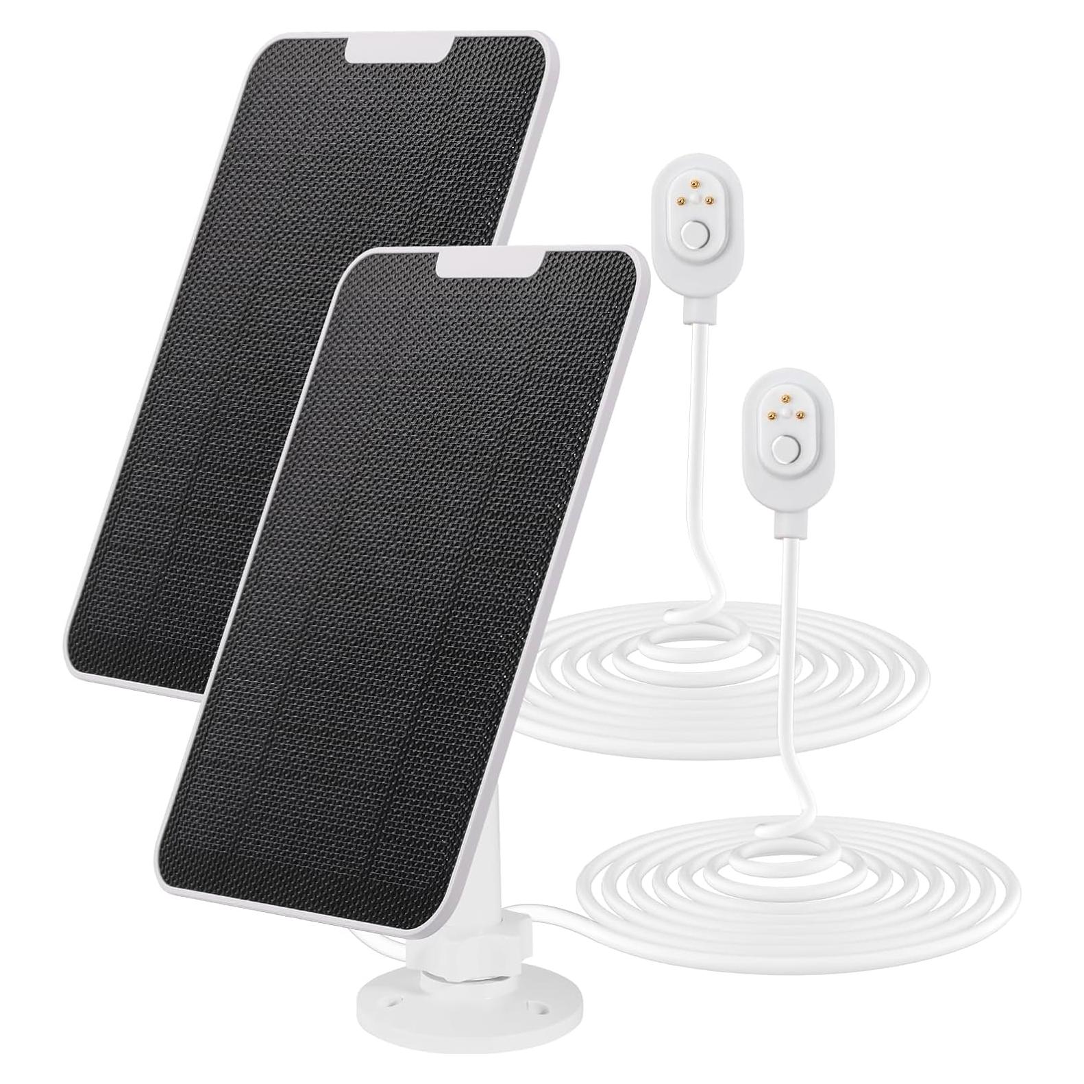 Cargador Solar WGKLLY 4W para Cámaras Arlo Pro 2 Pack