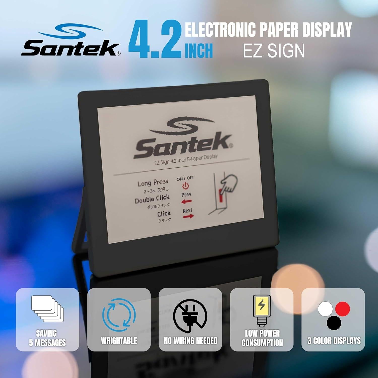 Pantalla E-Paper Santek EZ Sign 4.2" USB Personalizable