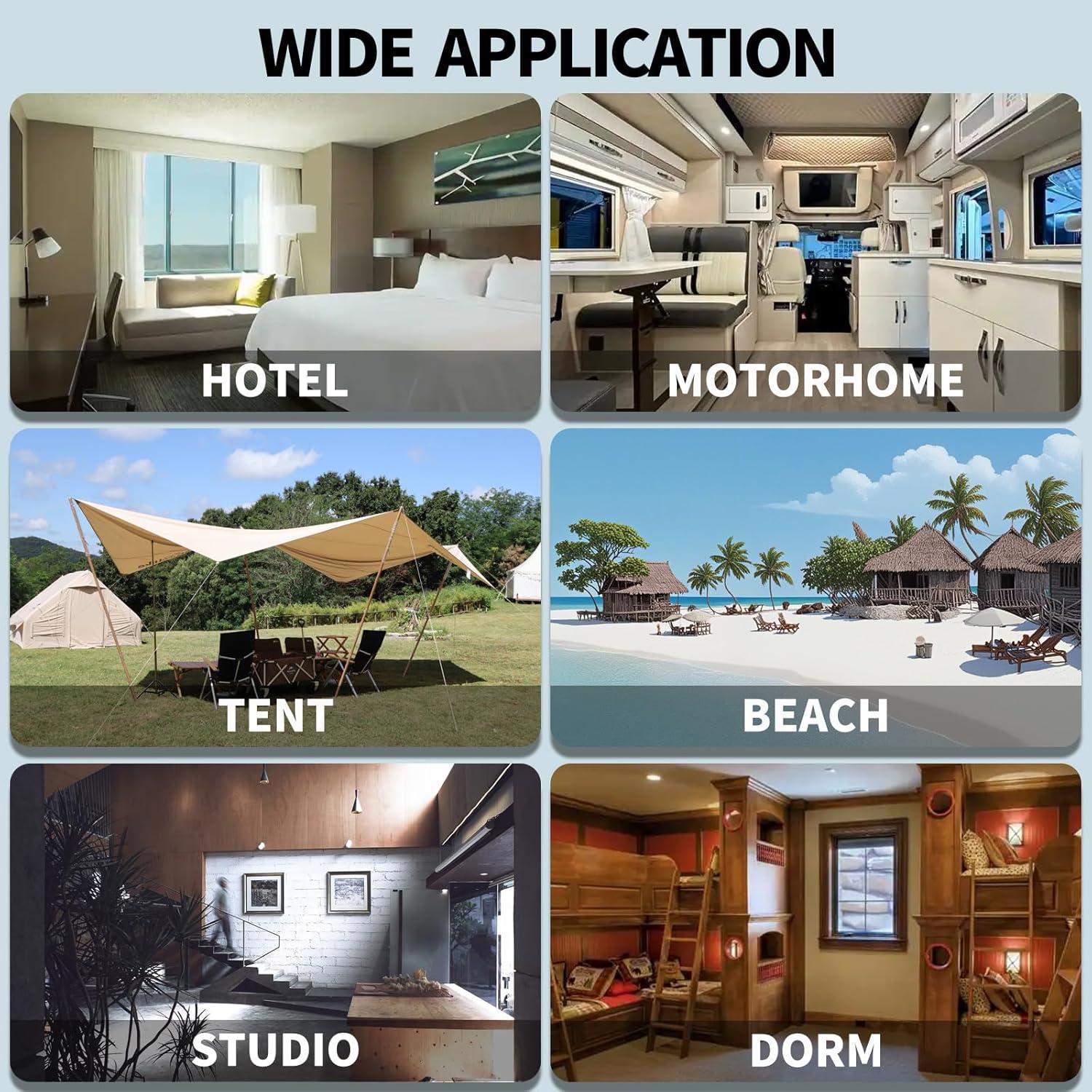 Barra de Secado Colapsable Flursaile 12.7x6.1 cm para Viajes