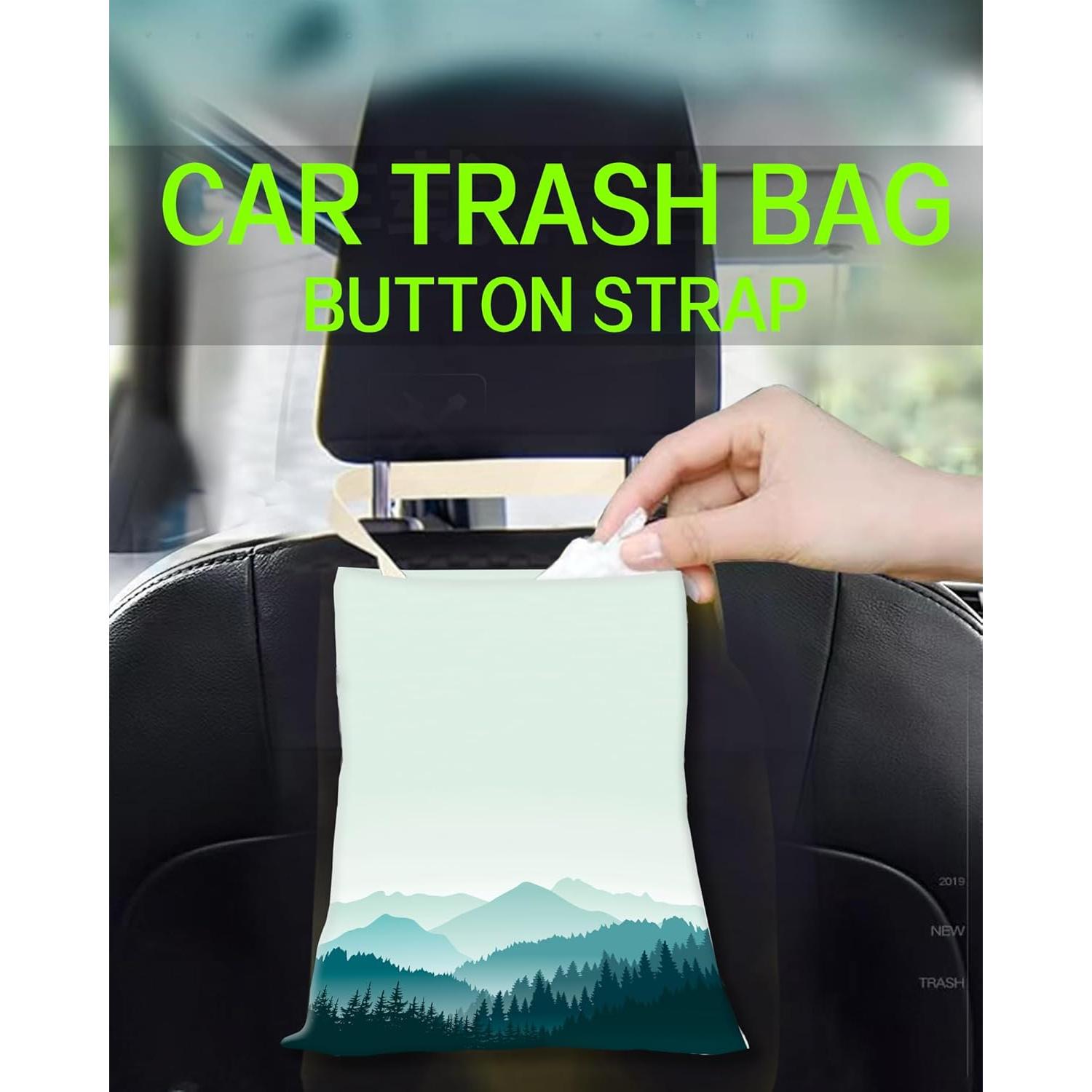 Basurero Colgante para Auto ANKVRP 5L Verde Montaña