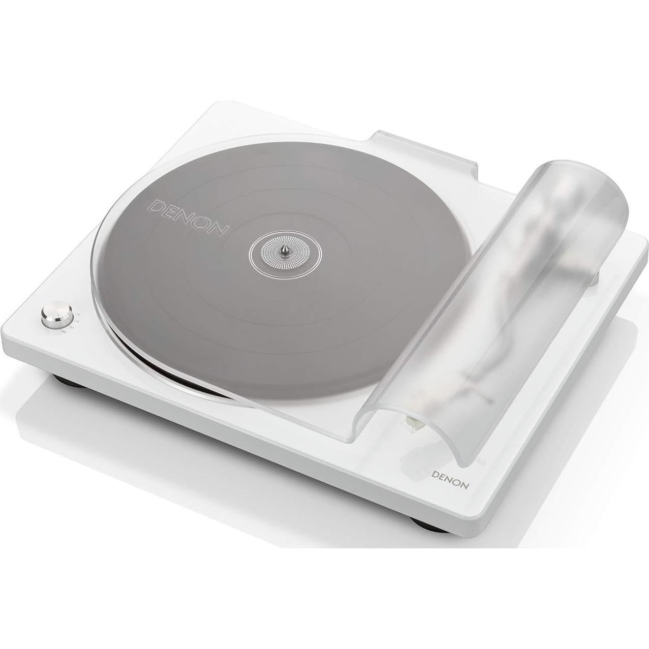 Tocadiscos Denon DP-400 Blanco Semiautomático 33/45/78 RPM