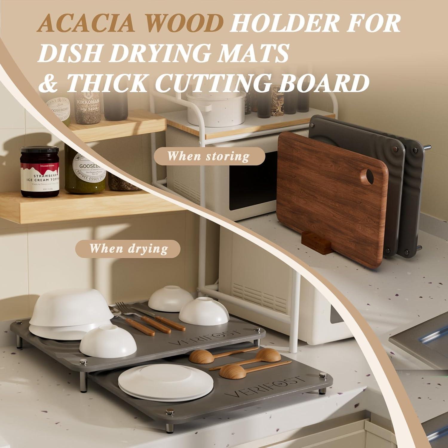 Alfombrilla Secado Rápido de Piedra Diatomita VERIFOST 2 Pcs