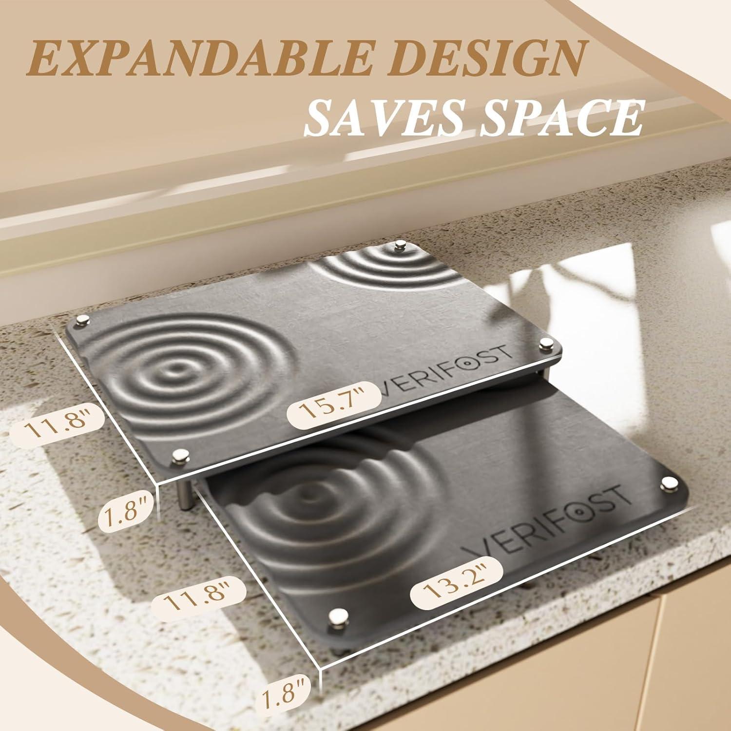 Alfombrilla Secado Rápido de Piedra Diatomita VERIFOST 2 Pcs