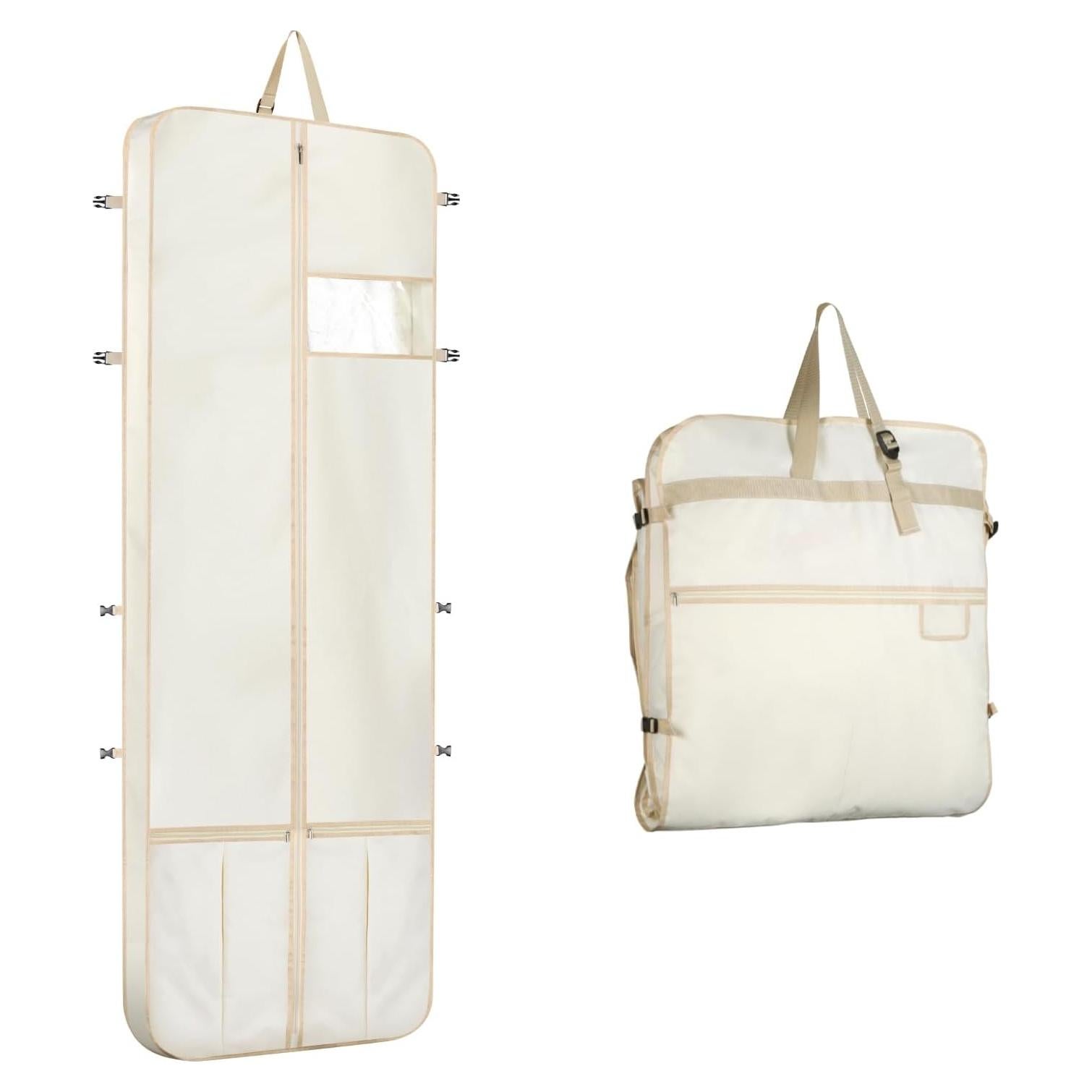 Bolsa de Vestido de Novia Kntiwiwo 182.88 cm con Bolsillos