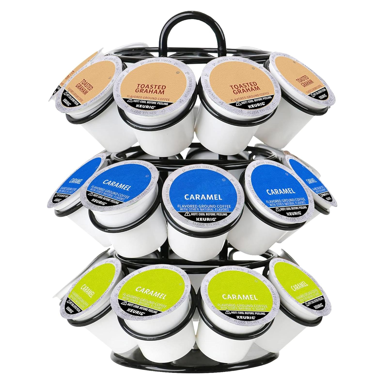 Soporte Organizador para K Cup ZECENN - 27 Cápsulas, Negro