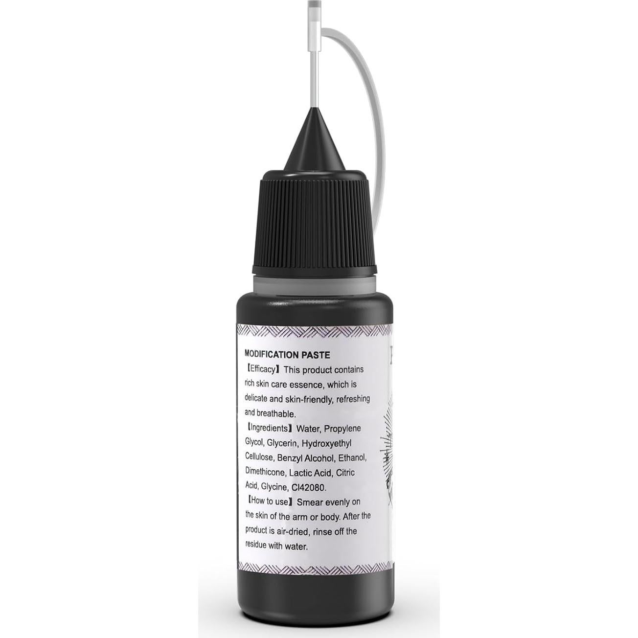 Kit de Tatuajes Temporales PFARRER 8 Botellas Tinta DIY 105 Piezas