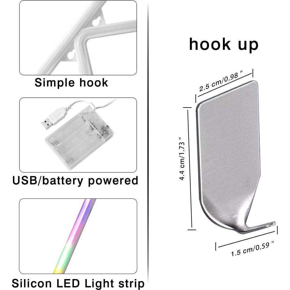 Luz de Letras de Neón LED WARMTHOU - Decoración Colorida