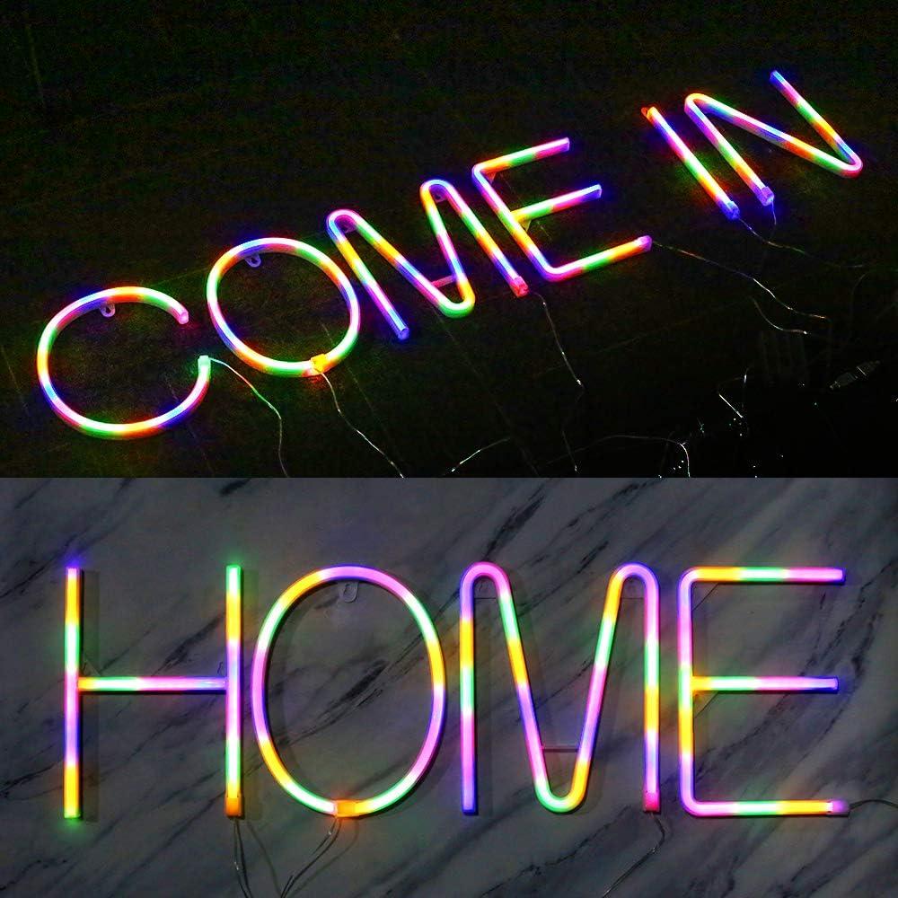 Luz de Letras de Neón LED WARMTHOU - Decoración Colorida