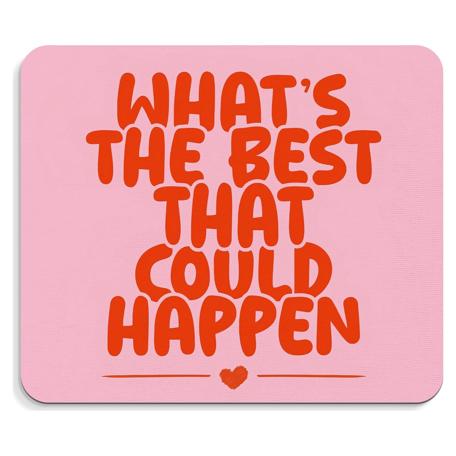 Alfombrilla de Ratón Motivacional BAYOGITA Rosa 24.1x20.3 cm