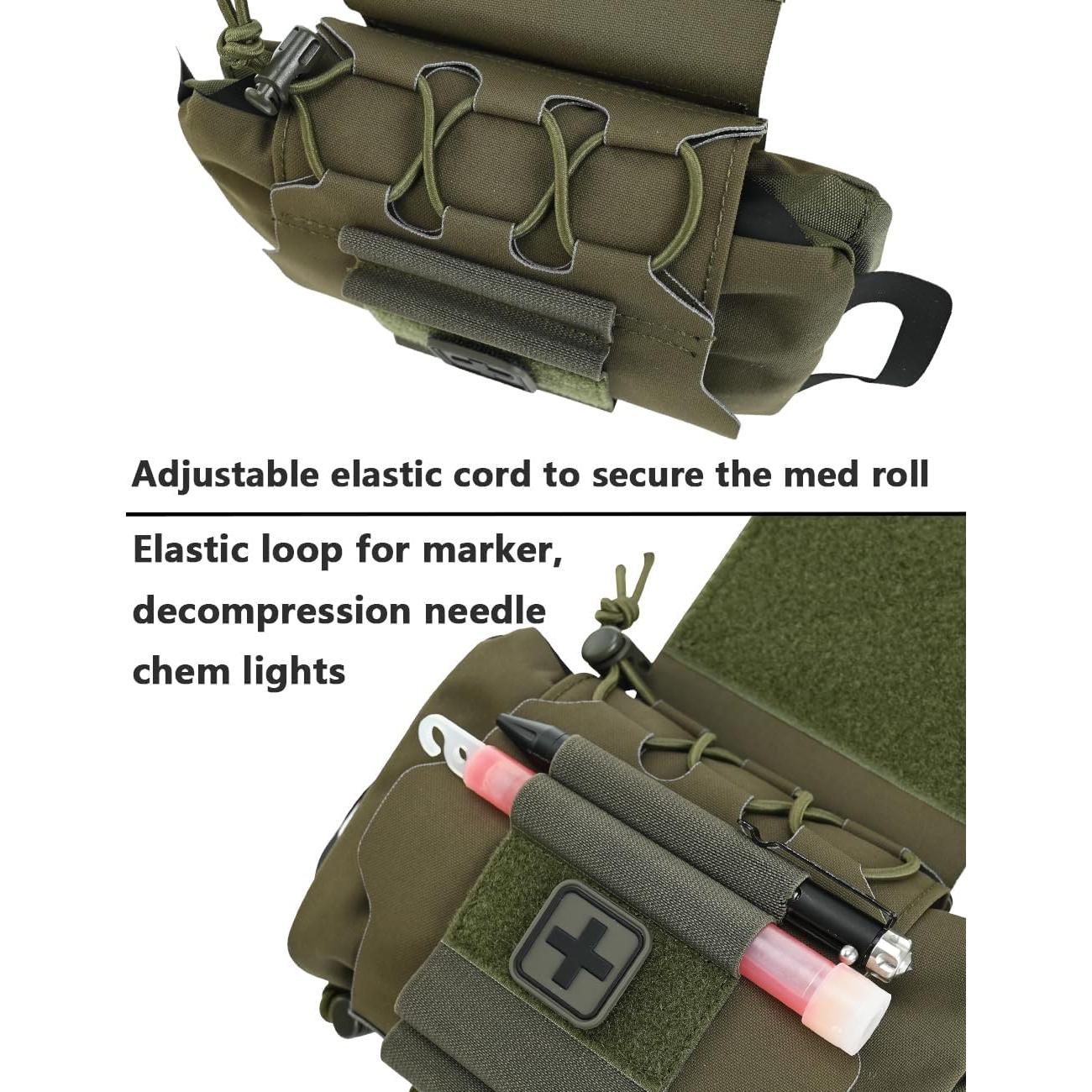 Kit de Primeros Auxilios IFAK SABADO Verde 19x6x29 cm