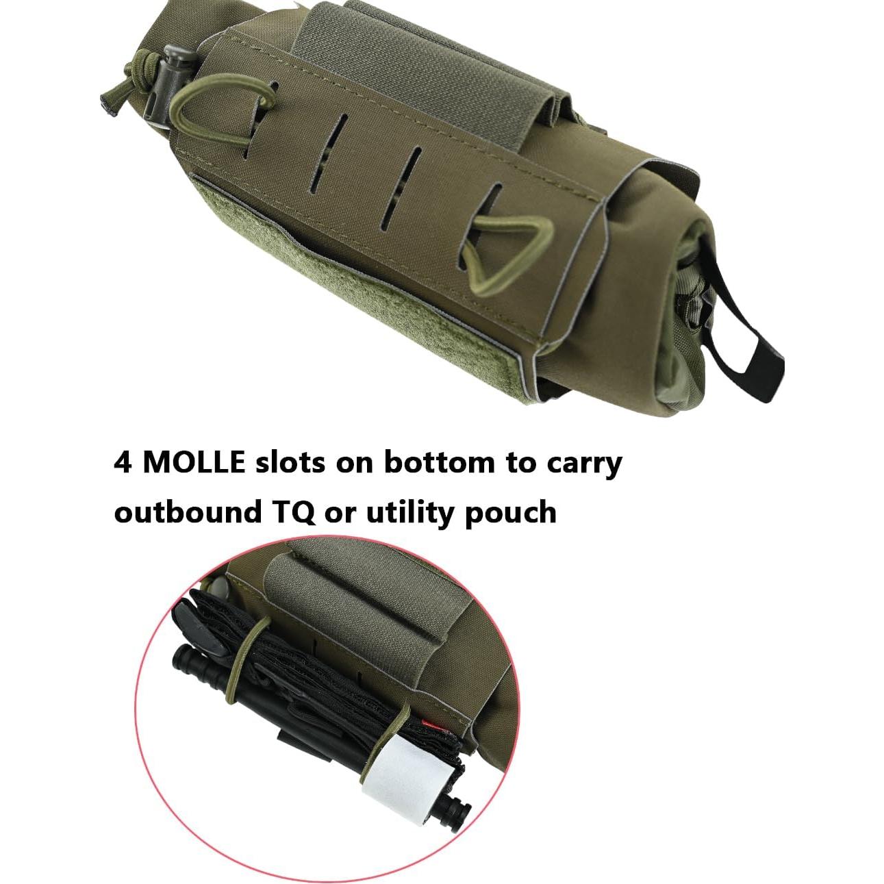 Kit de Primeros Auxilios IFAK SABADO Verde 19x6x29 cm