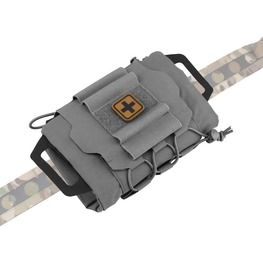 Kit de Primeros Auxilios Rápido SABADO IFAK 19x2.5cm Gris