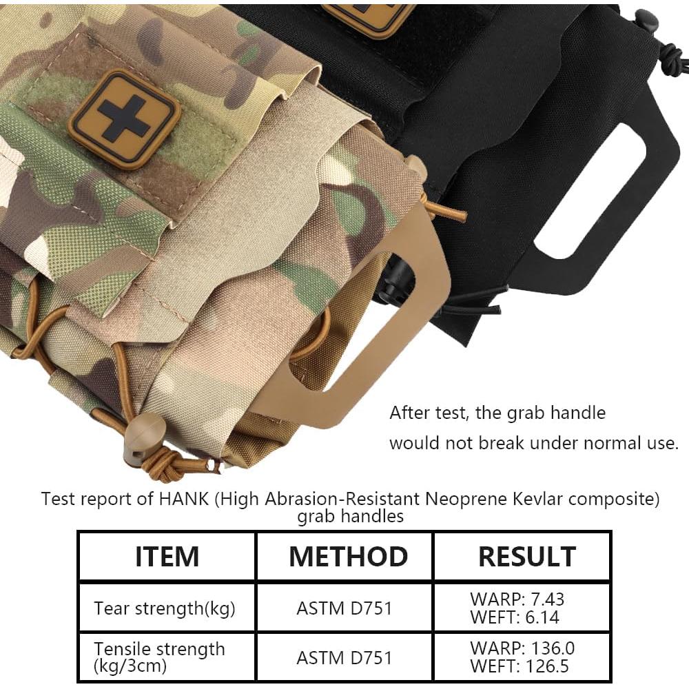 Kit de Primeros Auxilios Táctico SABADO IFAK 19x15 cm