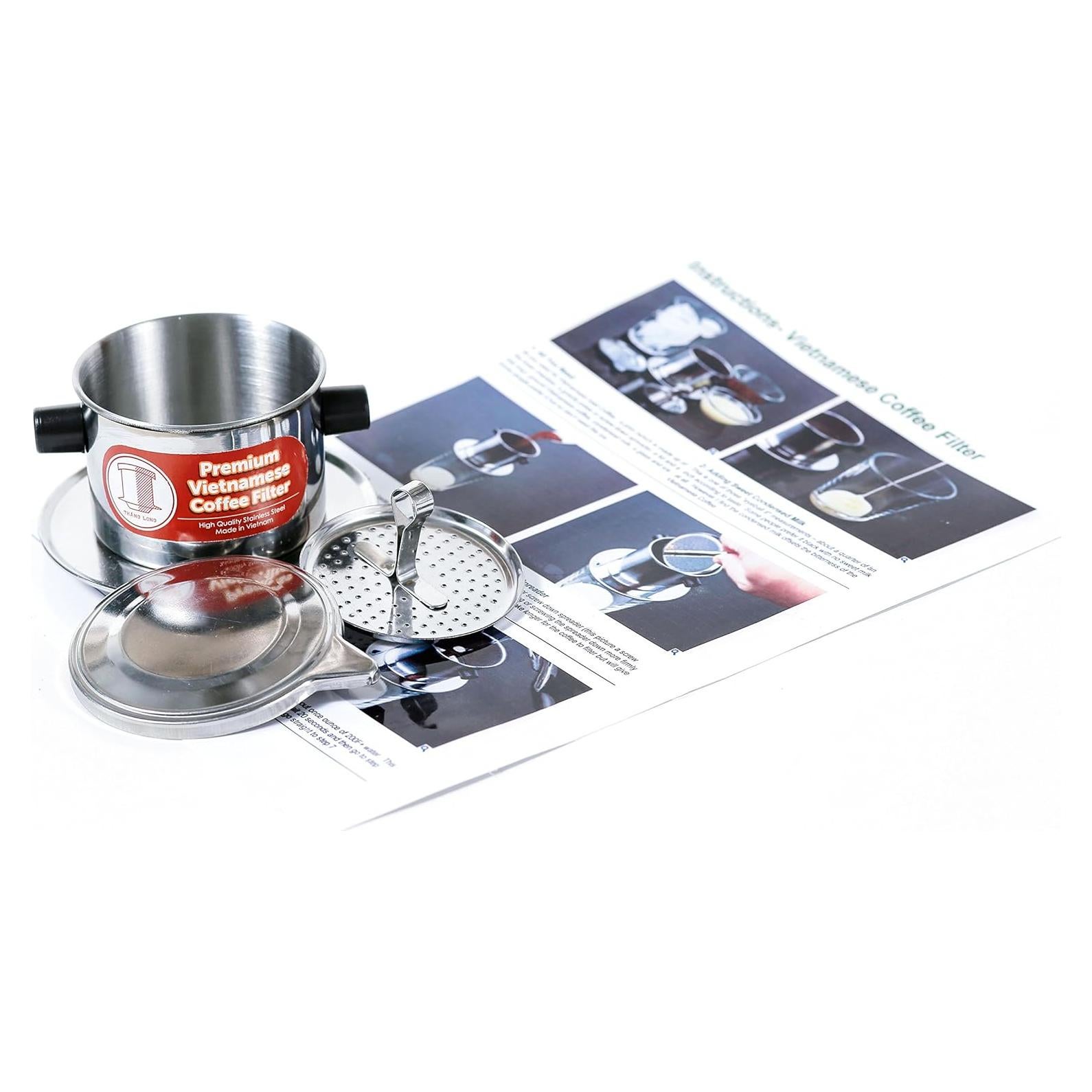 Filtro de Café Vietnamita Thang Long 120 ml Acero Inoxidable