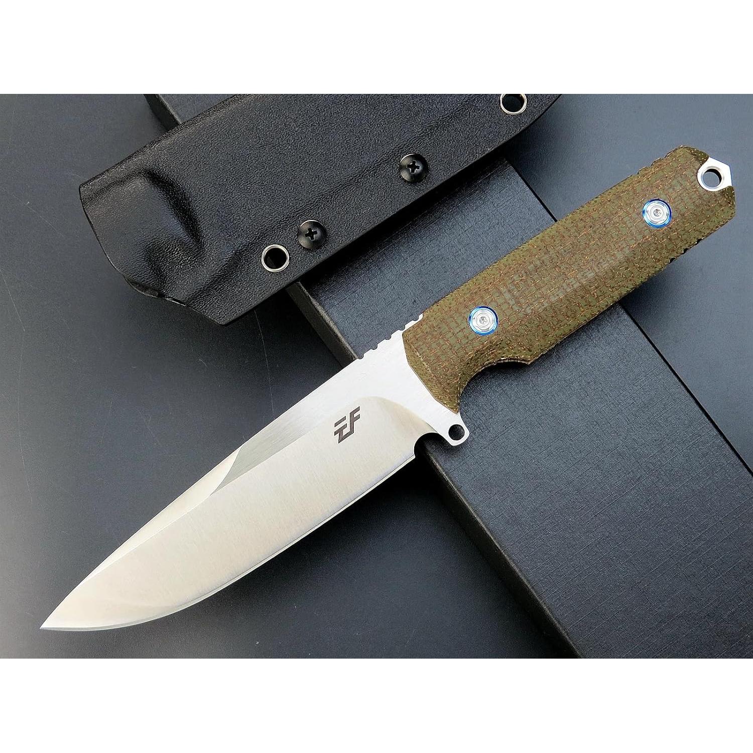 Cuchillo Fijo Eafengrow EF131 Acero DC53 Mango Micarta 26.5cm