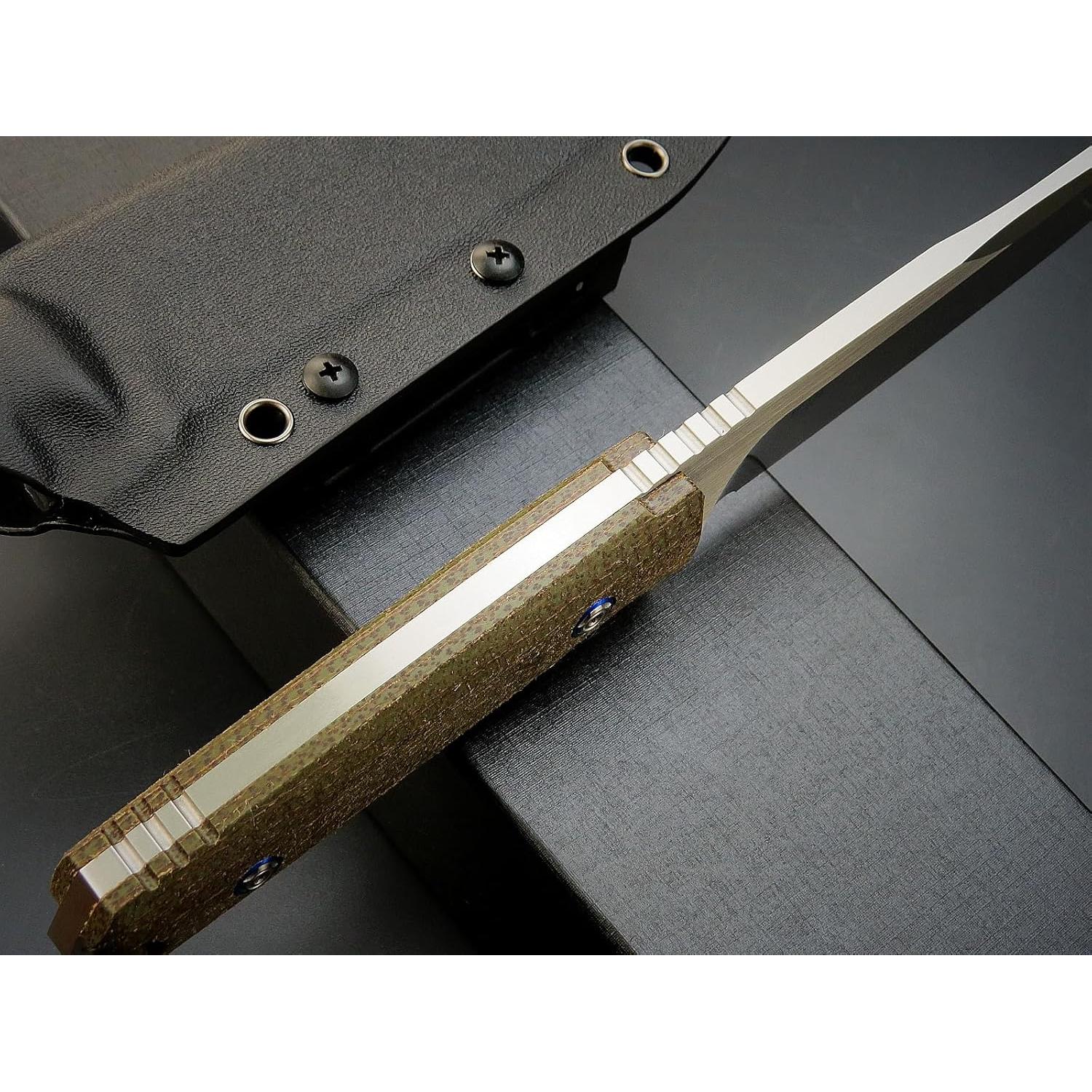 Cuchillo Fijo Eafengrow EF131 Acero DC53 Mango Micarta 26.5cm