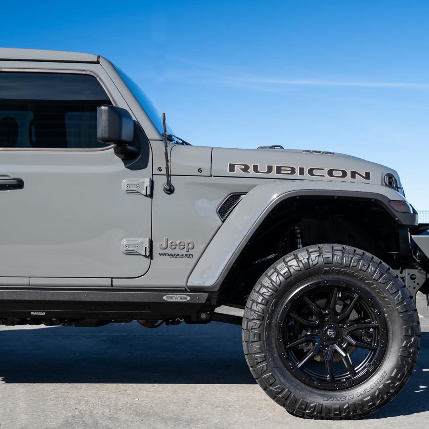 Antena corta KSaAuto 33 cm para Jeep Wrangler Gladiator 2007-2025