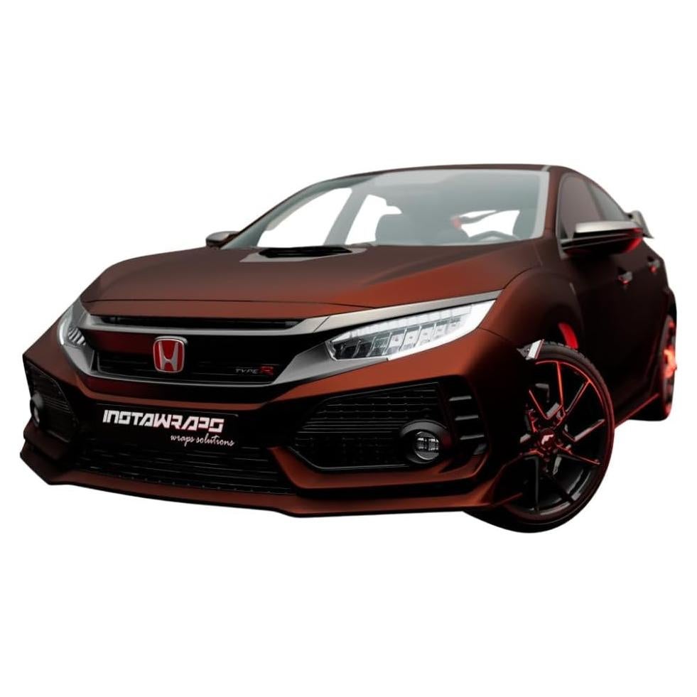 KPMF Car Wrap Roll K75400 Absolute Matte Mythos Red | K75801 | (Sample 3in x 5in) | Automotive Vinyl Wrap for Cars - Car Interior Wrap & Exterior