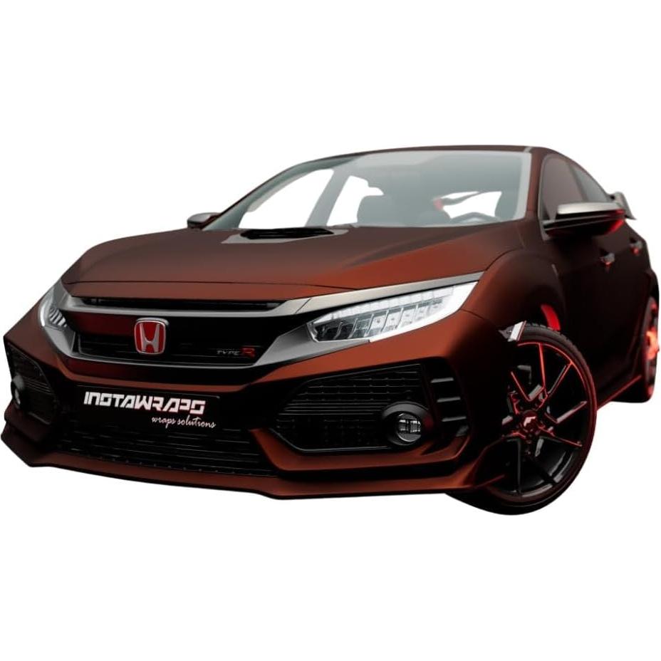 KPMF Car Wrap Roll K75400 Absolute Matte Mythos Red | K75801 | (Sample 3in x 5in) | Automotive Vinyl Wrap for Cars - Car Interior Wrap & Exterior