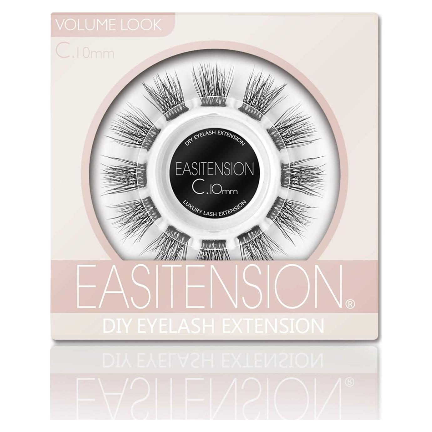 Extensión de Pestañas EASITENSION 10mm C Curl 12 Grupos Volumen