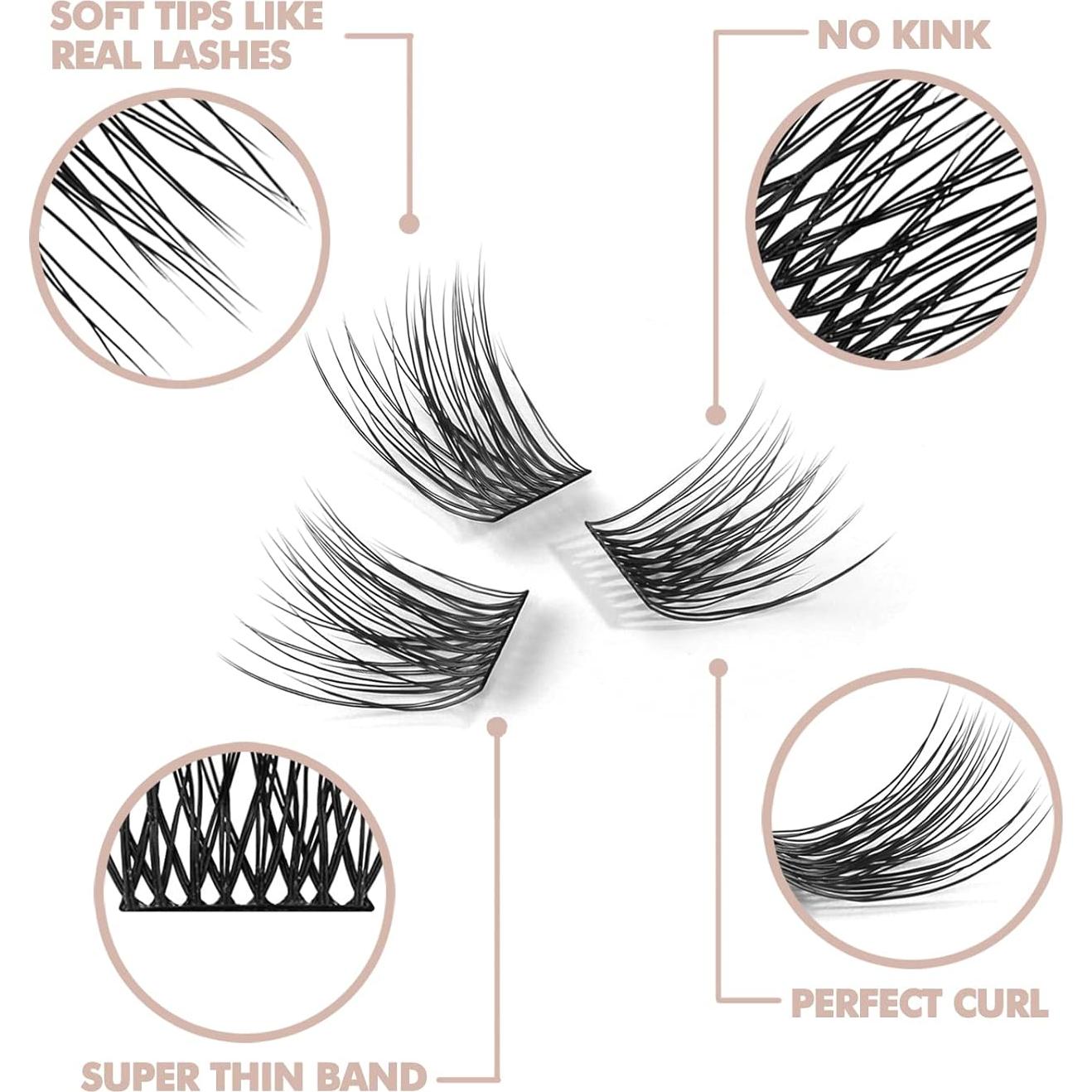 Extensión de Pestañas EASITENSION 10mm C Curl 12 Grupos Volumen