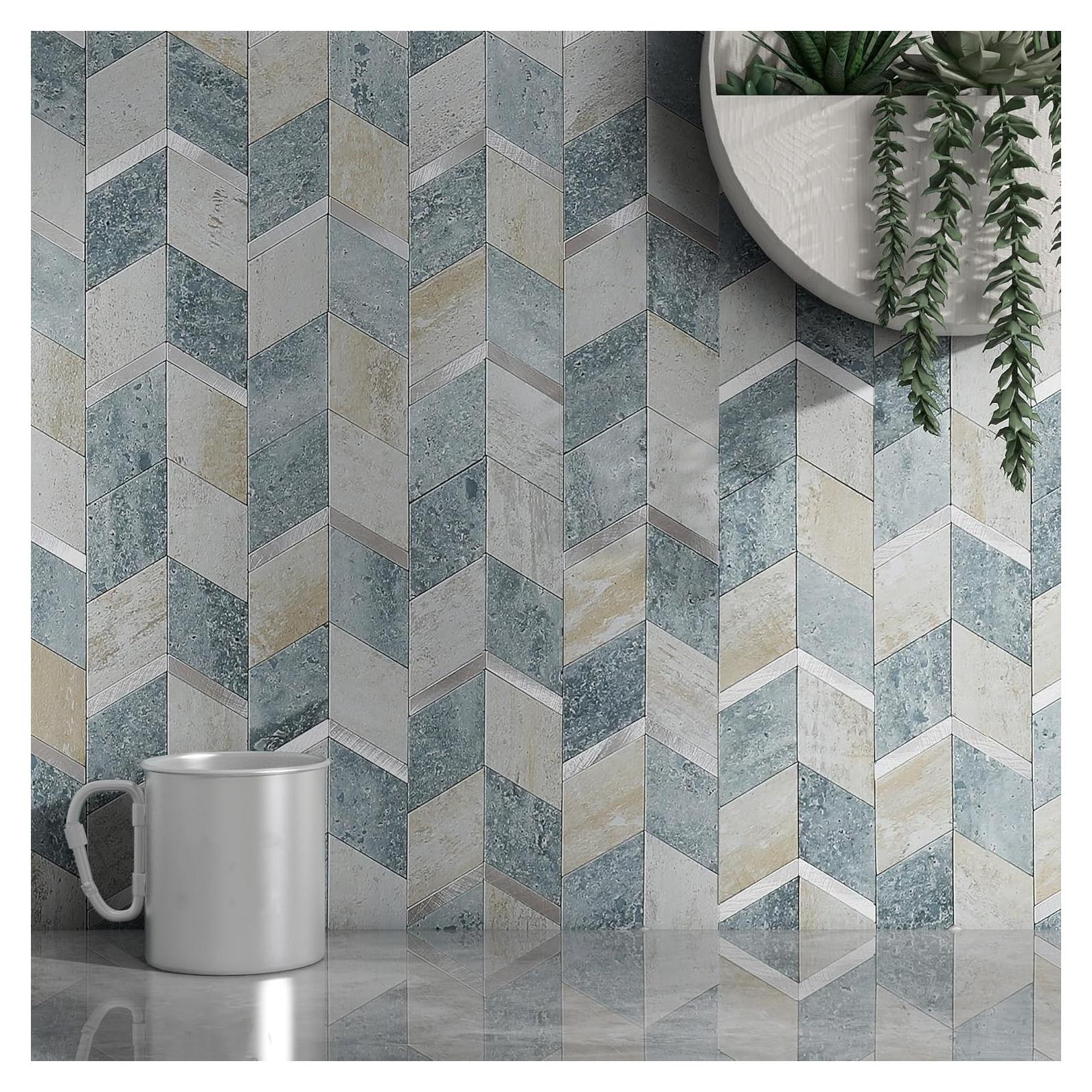 Azulejo Autoadhesivo 3D MOFIT para Salpicadero Cocina 5 Hojas