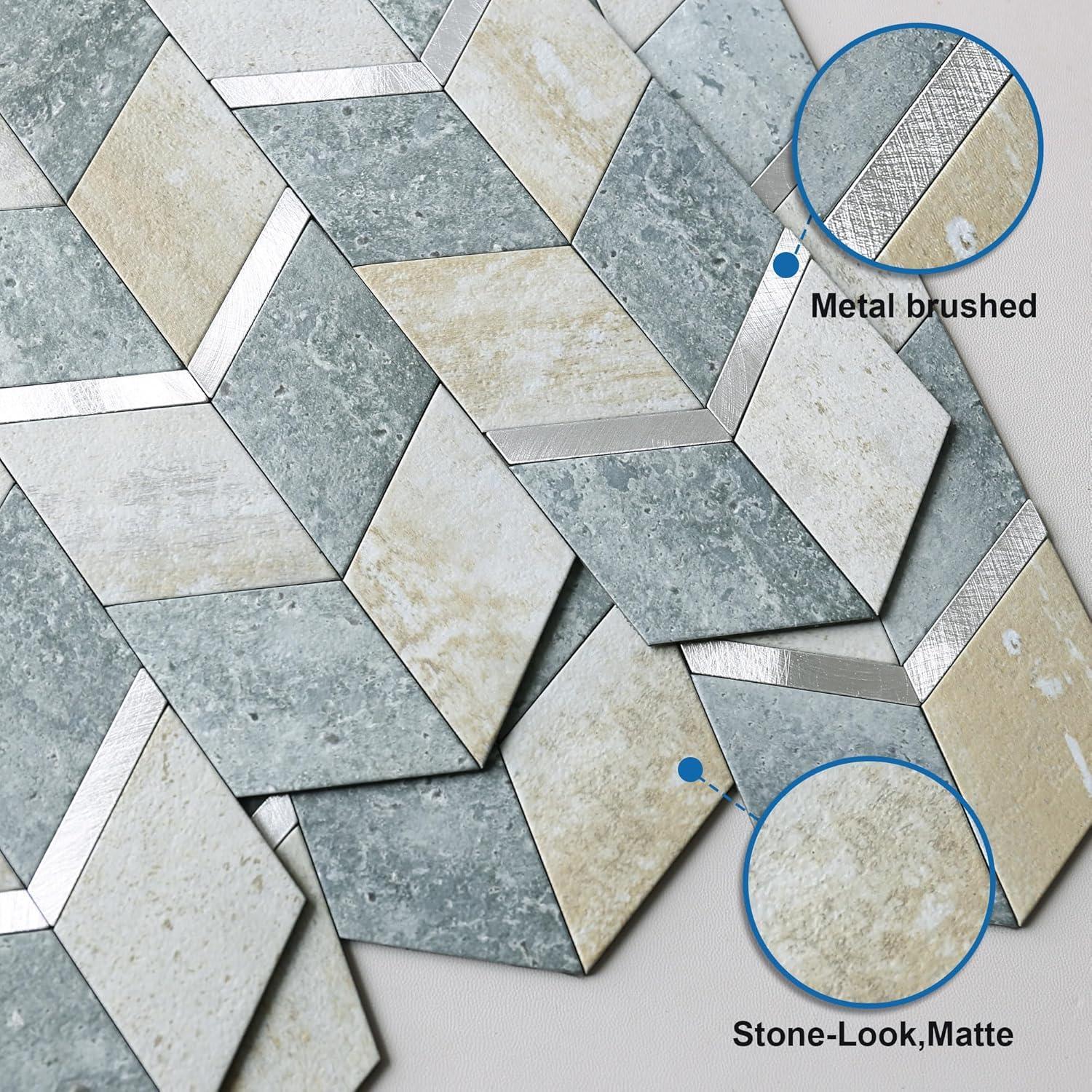 Azulejo Autoadhesivo 3D MOFIT para Salpicadero Cocina 5 Hojas