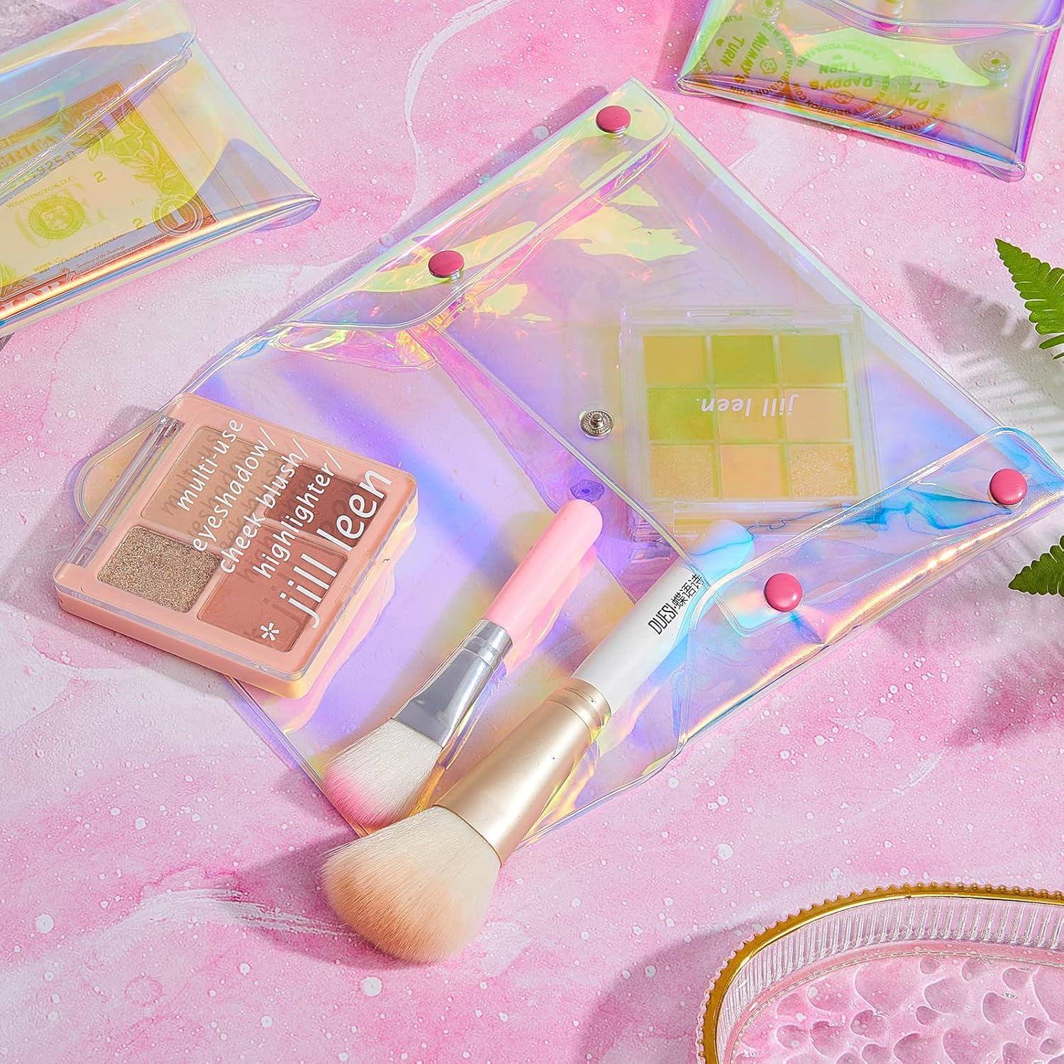 Conjunto 3 Bolsas de Maquillaje Holográficas Patelai - Tamaños Mixtos