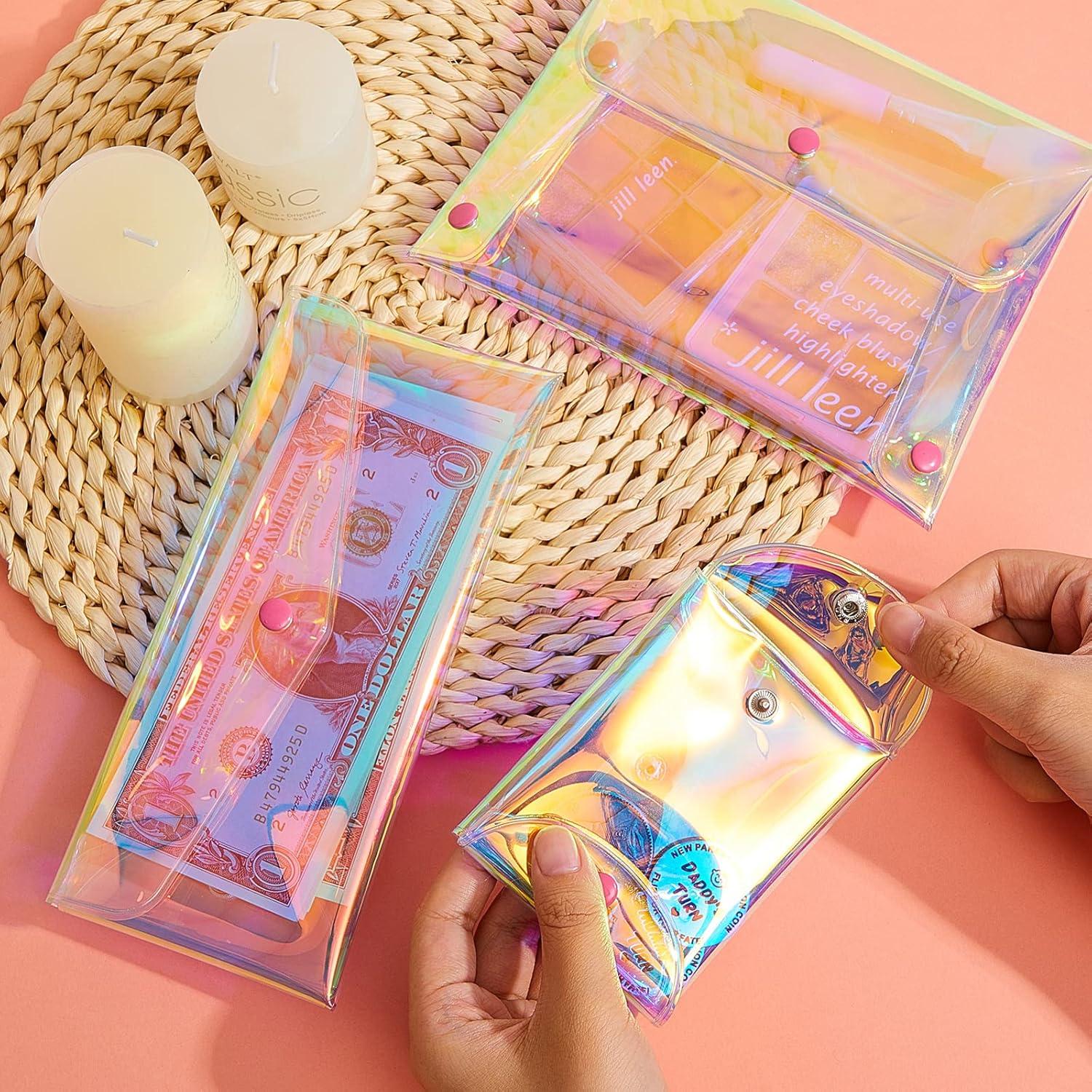 Conjunto 3 Bolsas de Maquillaje Holográficas Patelai - Tamaños Mixtos