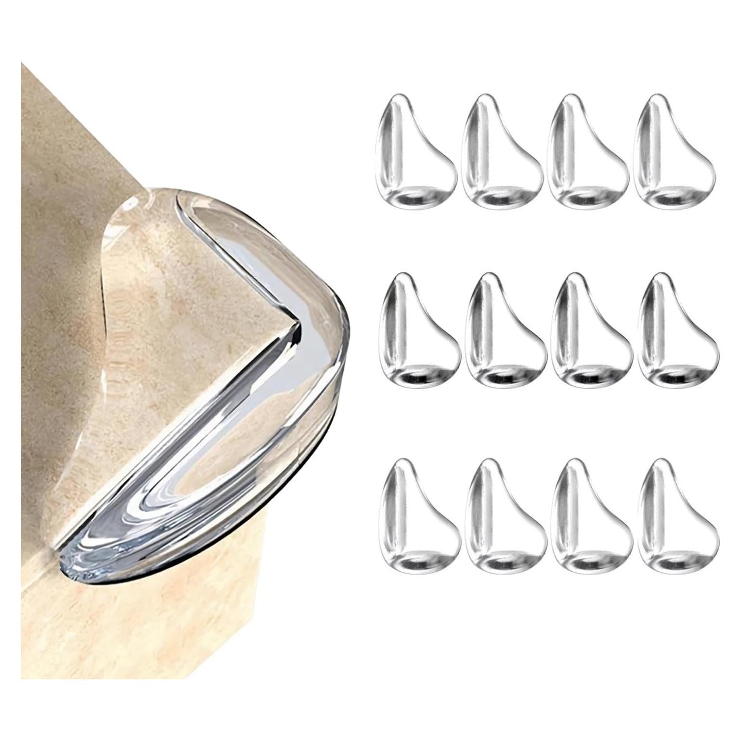 Paquete de 12 Protectores de Esquinas Transparentes MOYONTE