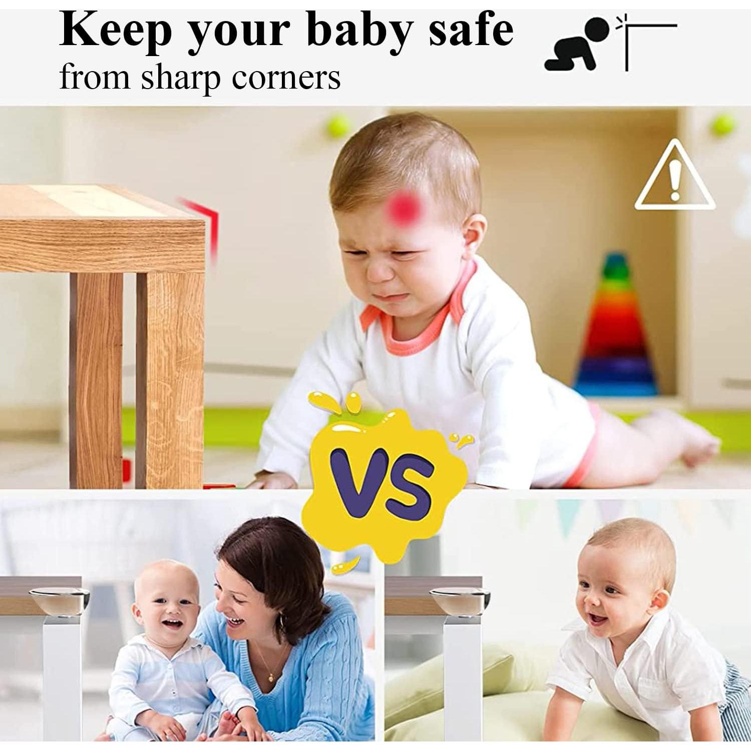 Paquete de 12 Protectores de Esquinas Transparentes MOYONTE