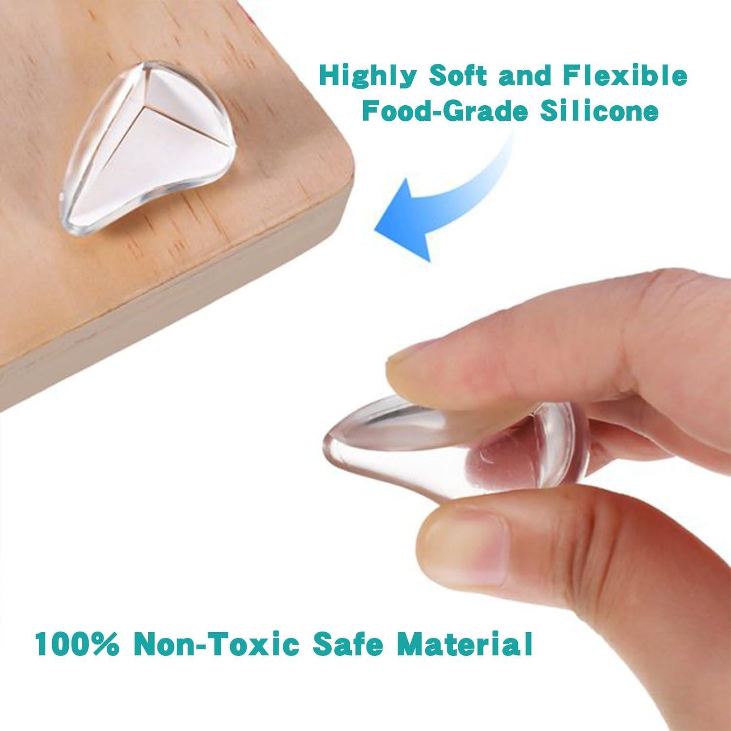 Paquete de 12 Protectores de Esquinas Transparentes MOYONTE