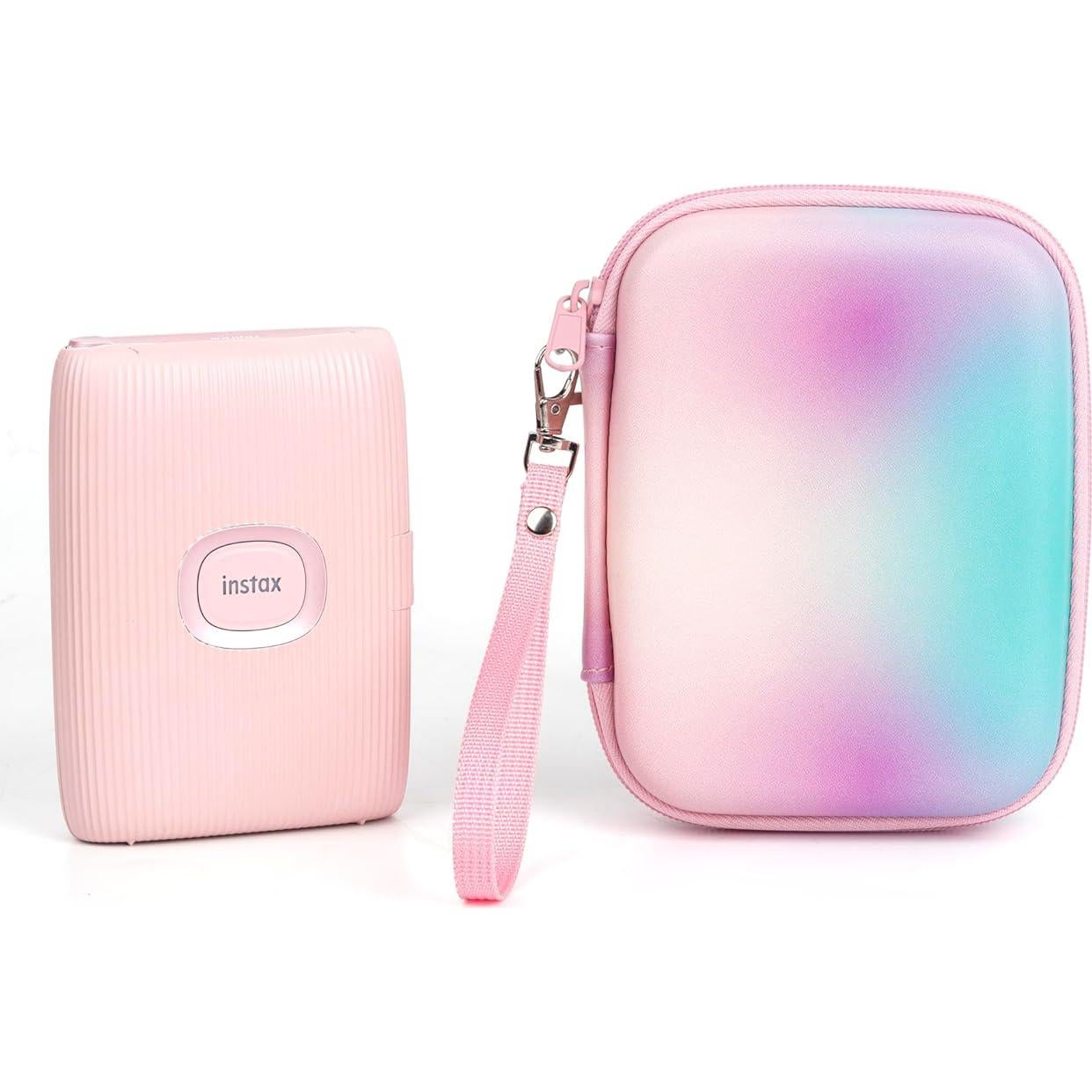 Funda Dura EVA MUZIRI KINOKOO para Cámara Fuji Instax Mini EVO y Mini Link 2 - Rosa Gradiente