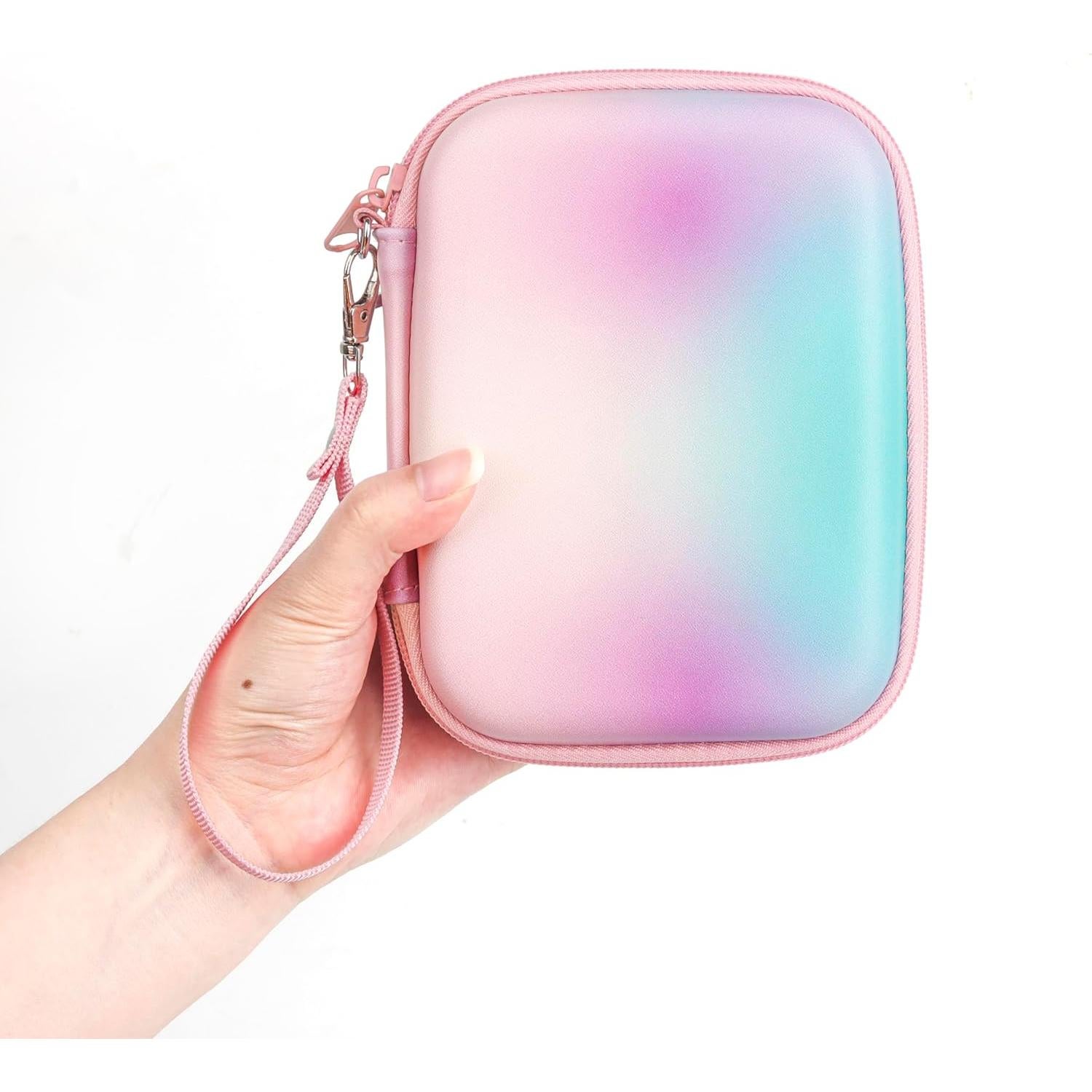 Funda Dura EVA MUZIRI KINOKOO para Cámara Fuji Instax Mini EVO y Mini Link 2 - Rosa Gradiente