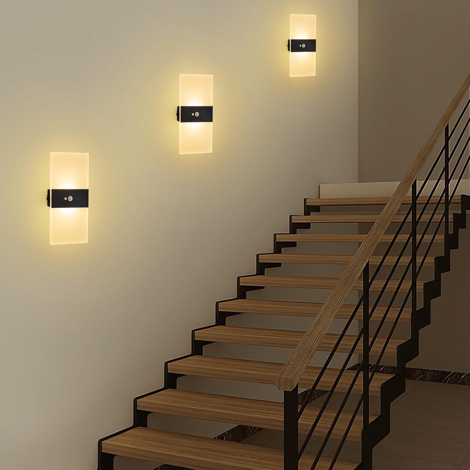 Aplique de Pared LED Recargable SURPALIG con Sensor 3000K