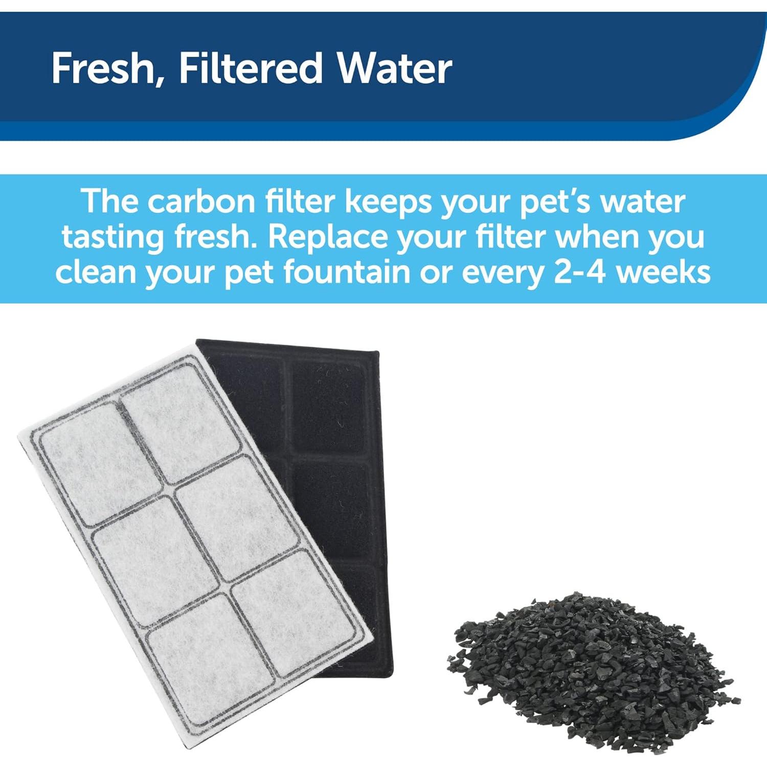 Fuente de Agua Automática PetSafe Drinkwell Platinum 1.8L Gris