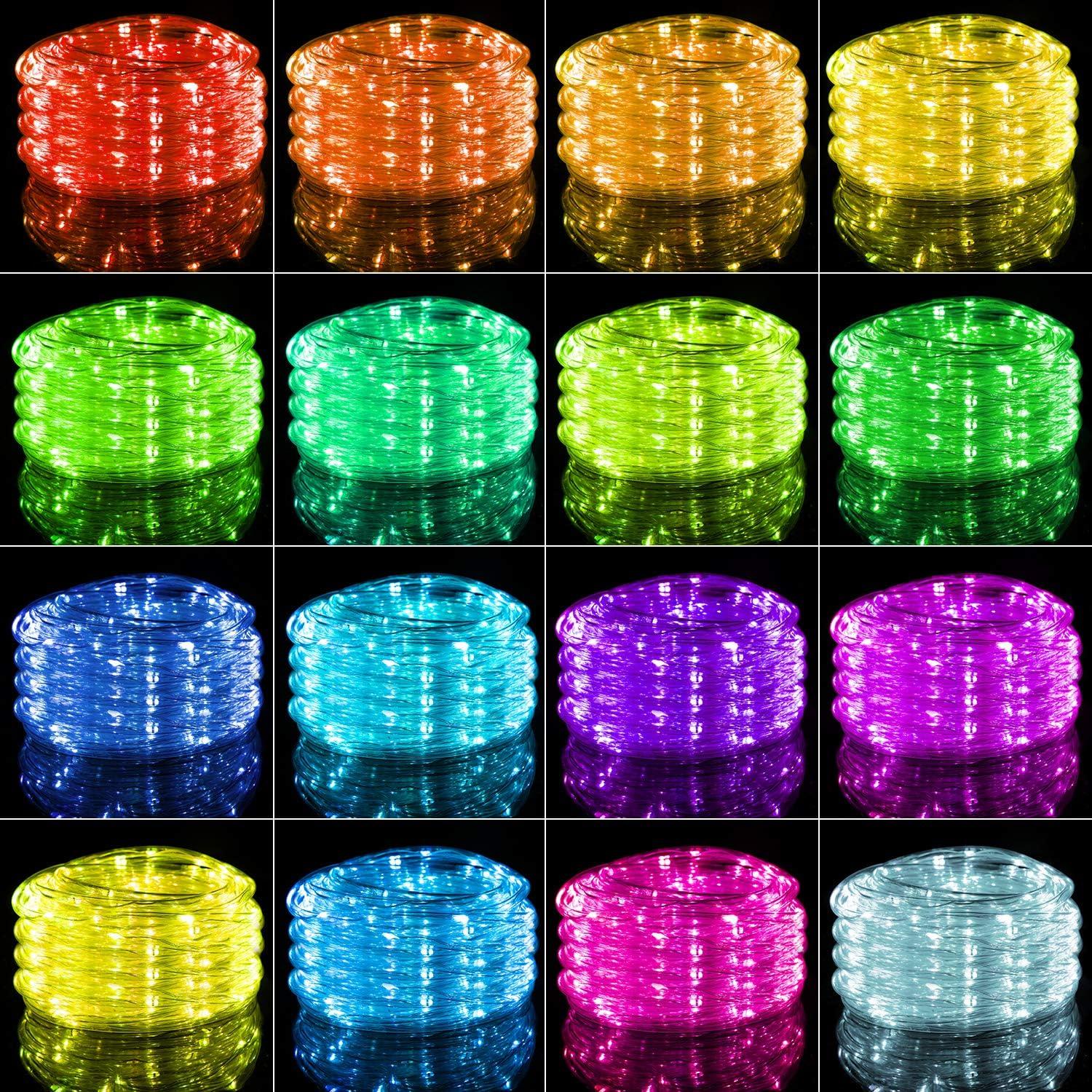 Luces de Cuerda LED Minetom 10.06 m Cambian de Color Control Remoto