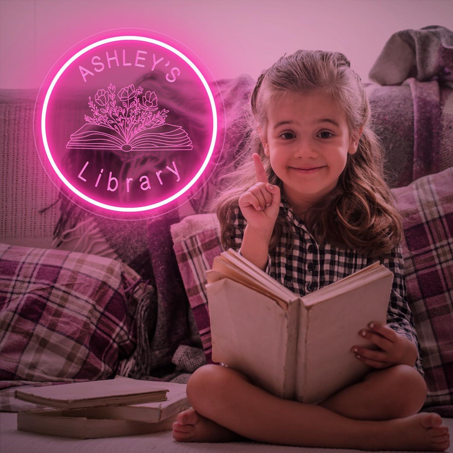 Cartel de Neón Personalizado Housignz 20 cm Decoración Estantería