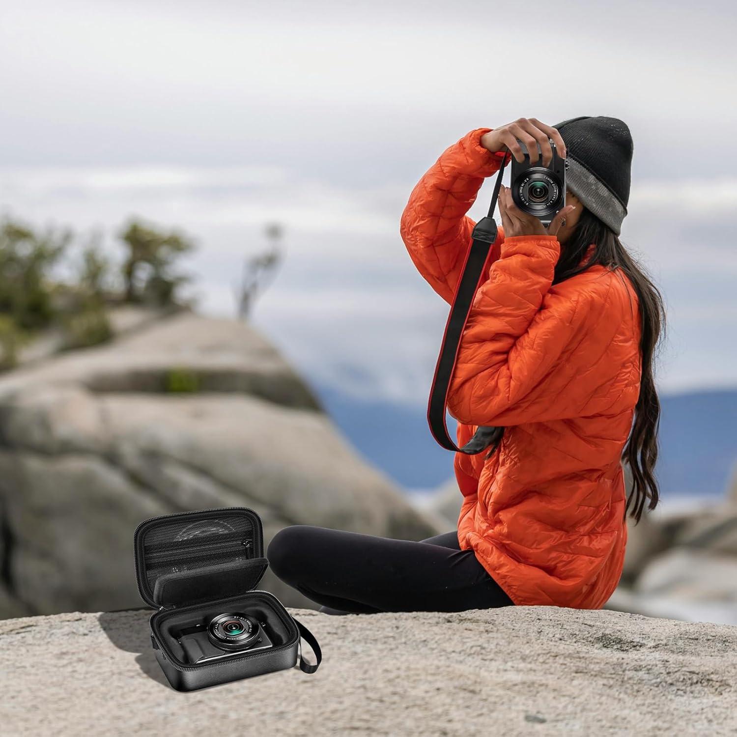 Funda para Cámara Digital Canon PowerShot G7X/SX740 - Negro