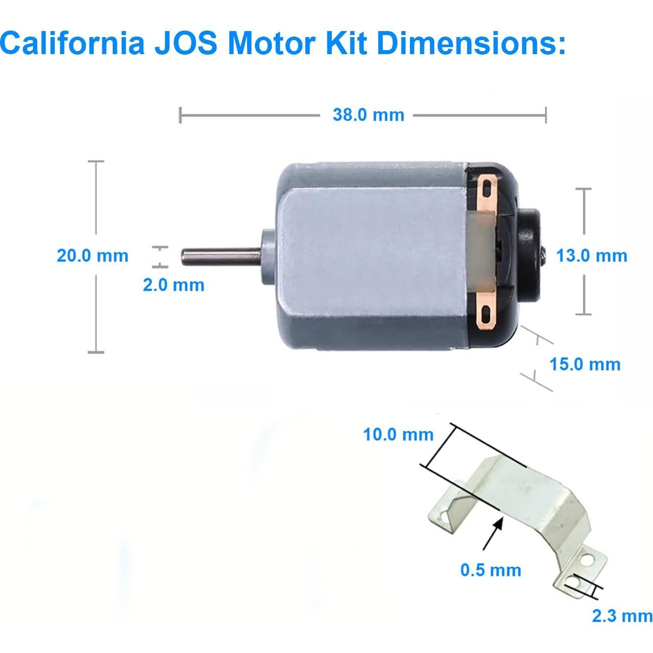 Paquete de 6 Motores Eléctricos Mini 130 1.5-3V 15000RPM