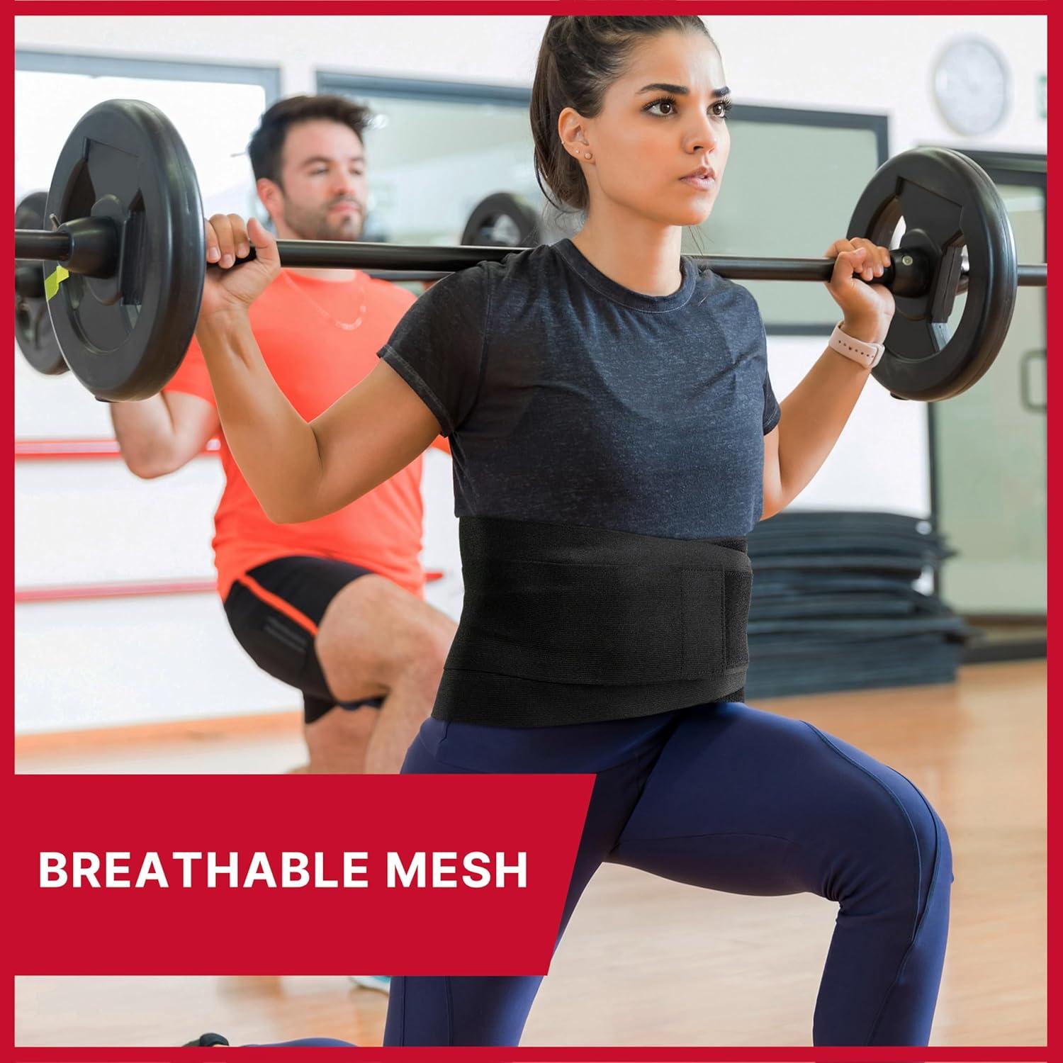 Faja Ajustable para la Espalda MUELLER - Soporte Unisex Negro