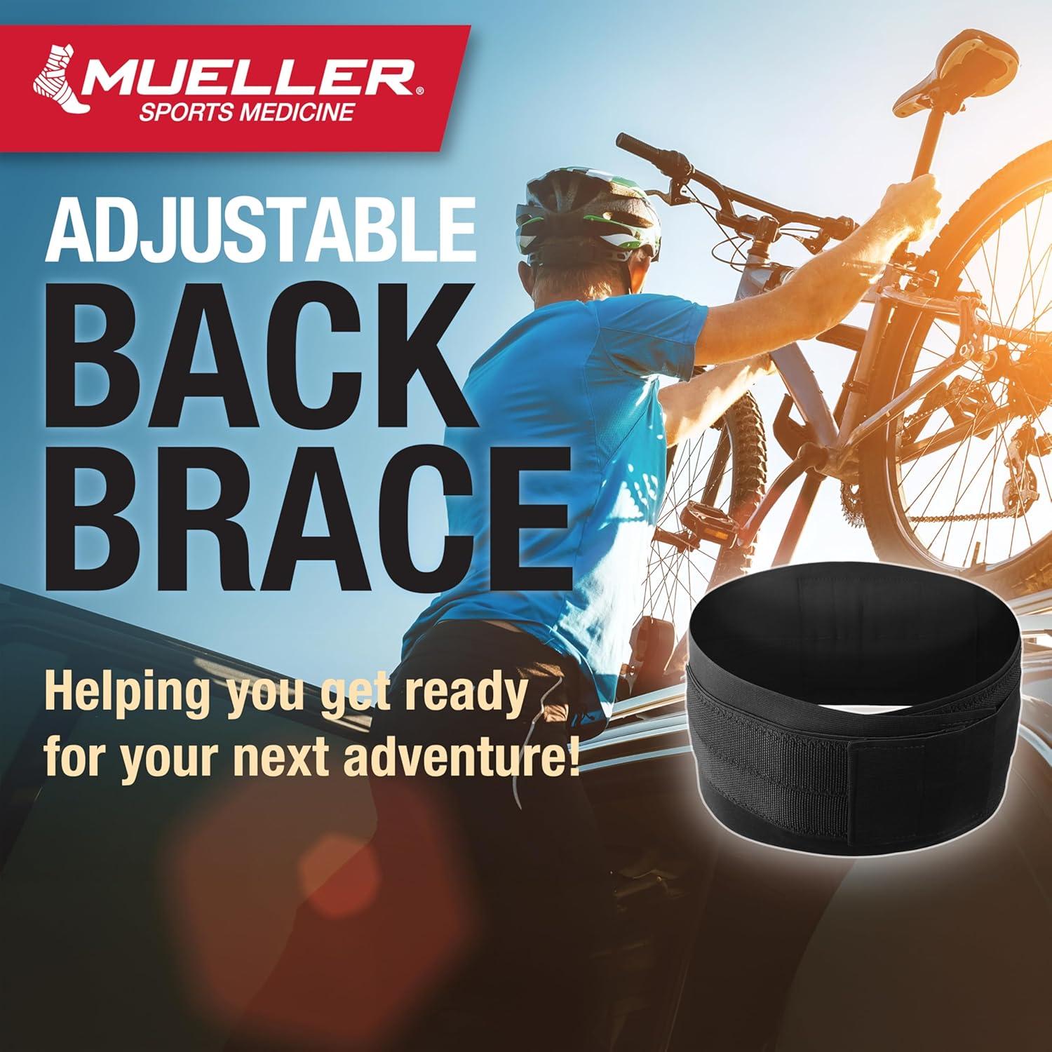 Faja Ajustable para la Espalda MUELLER - Soporte Unisex Negro