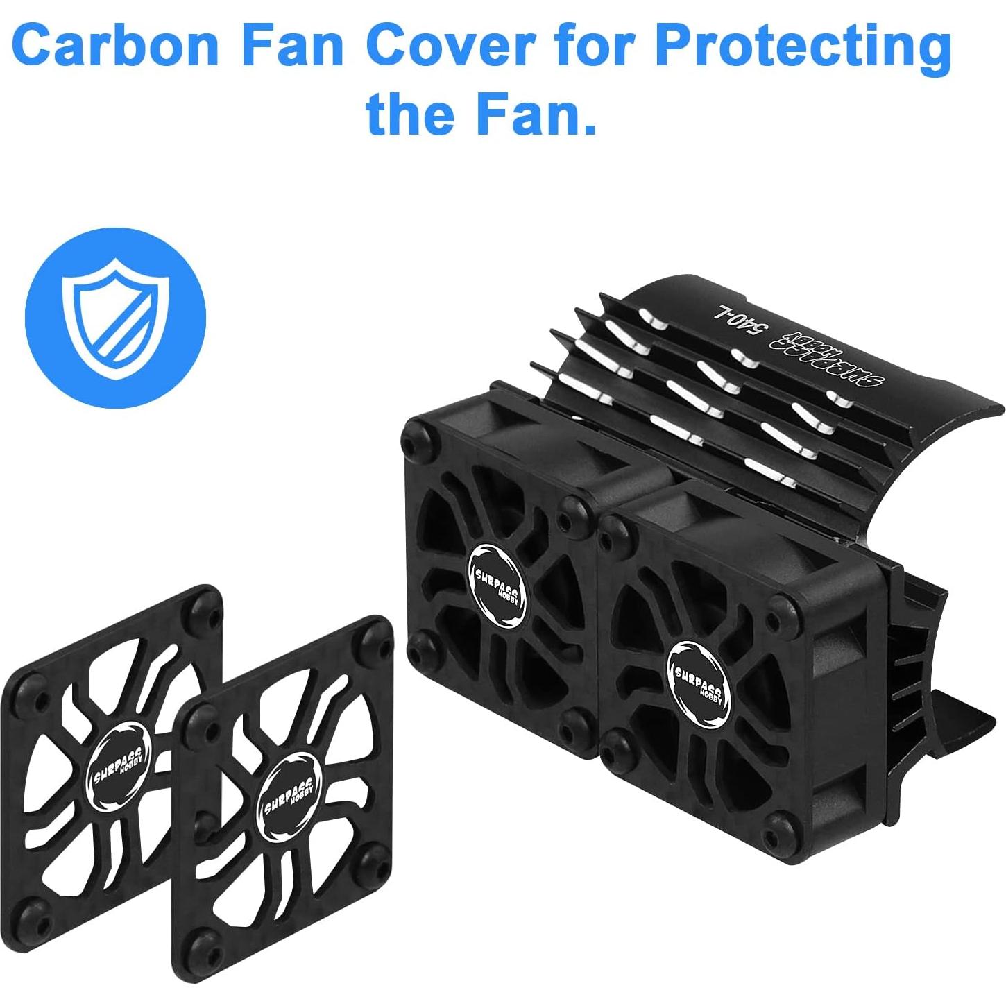 Ventilador Doble 30mm ARRAROWN para Motor RC 36mm