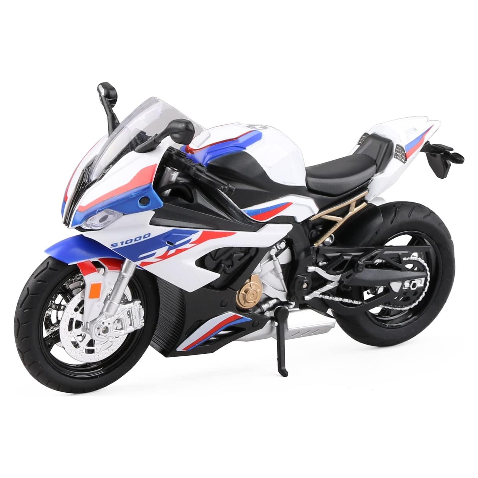 Motocicleta Die Cast COOLPUR S1000RR Escala 1:12 Azul