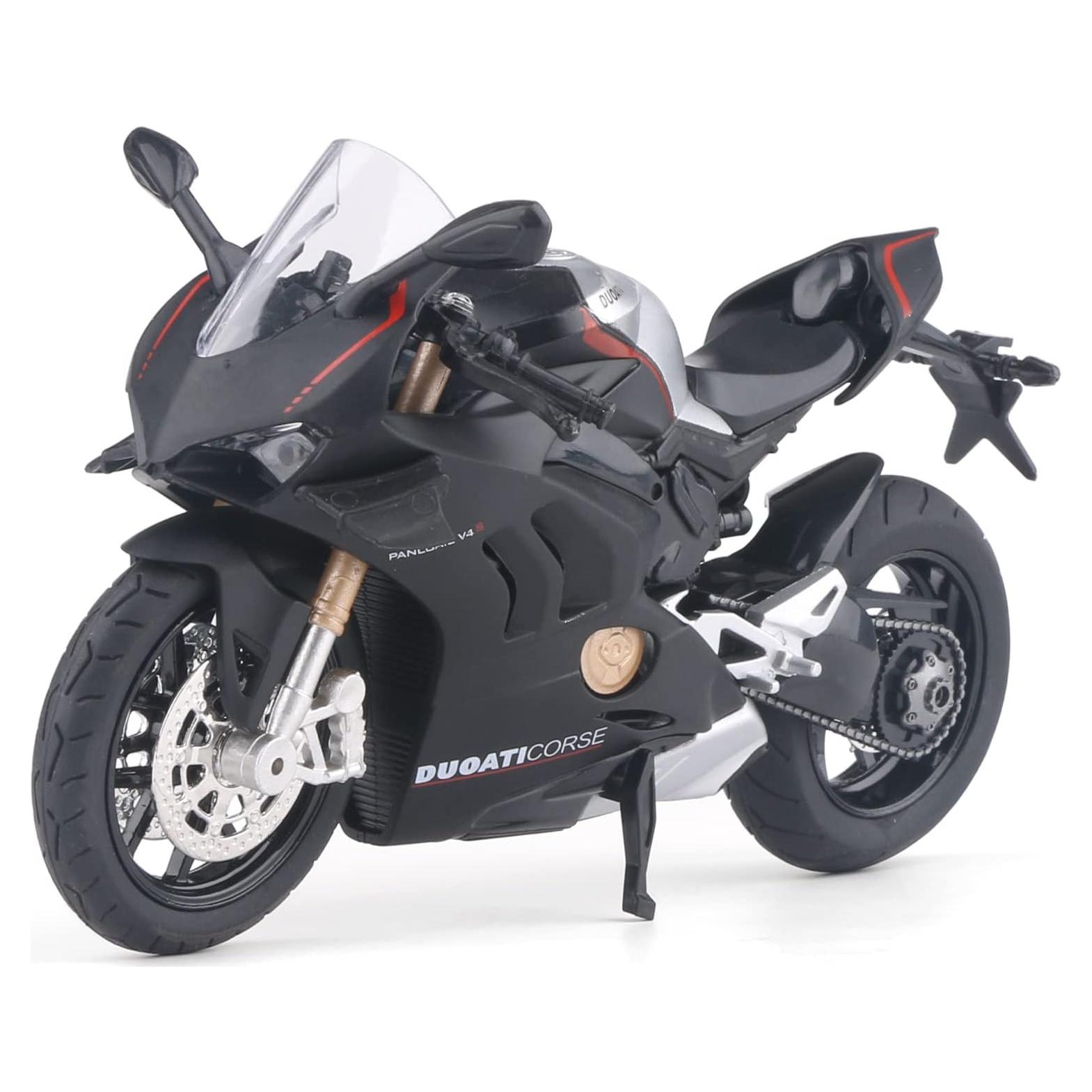 Motocicleta Die Cast COOLPUR Ducati V4 1:12 Negro