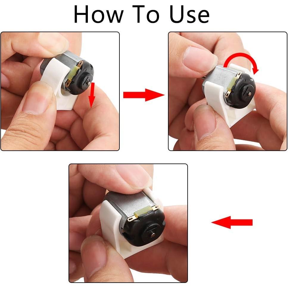 Kit de Motores DC Sntieecr 6 Set con 66 Piezas para DIY