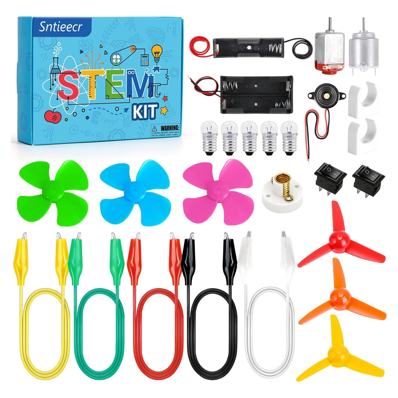 Kit de Motor Eléctrico Sntieecr para Niños 8-12 Años