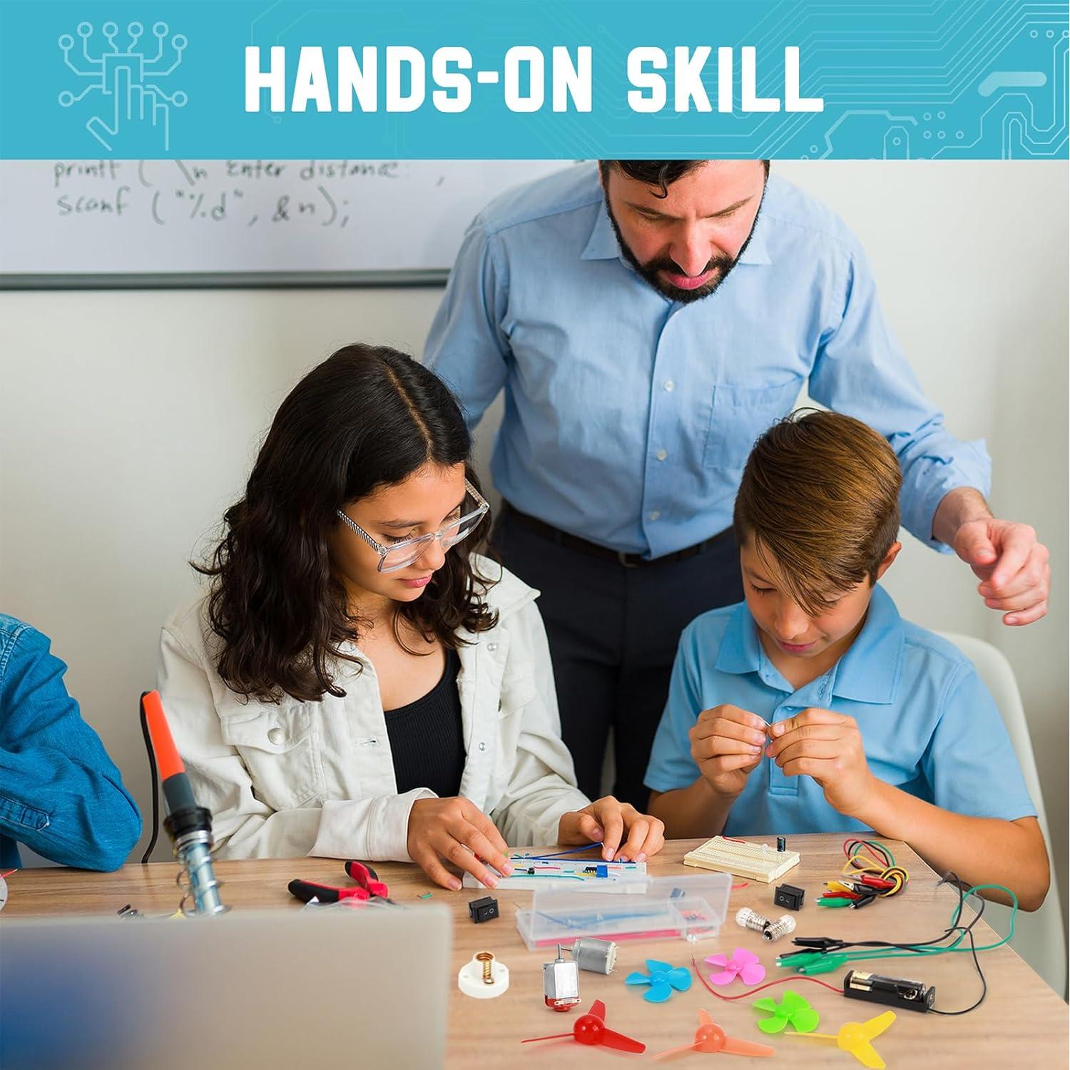 Kit de Motor Eléctrico Sntieecr para Niños 8-12 Años